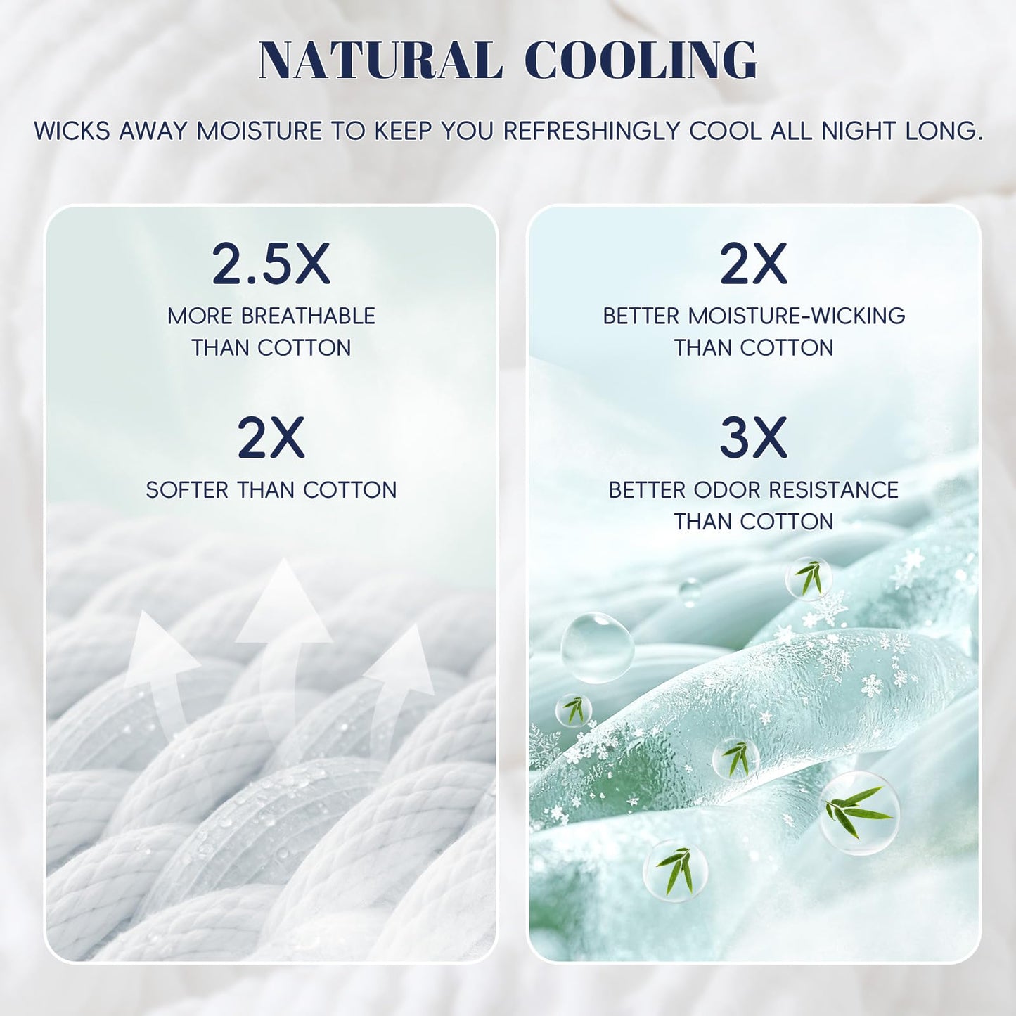 PHF Cooling Muslin Blanket King Size, Lightweight Gauze Blanket for Adults, 60% Rayon Derived from Bamboo & 40% Cotton for Summer, 4-Layer Soft Breathable for Hot Sleepers, 108"x90", White