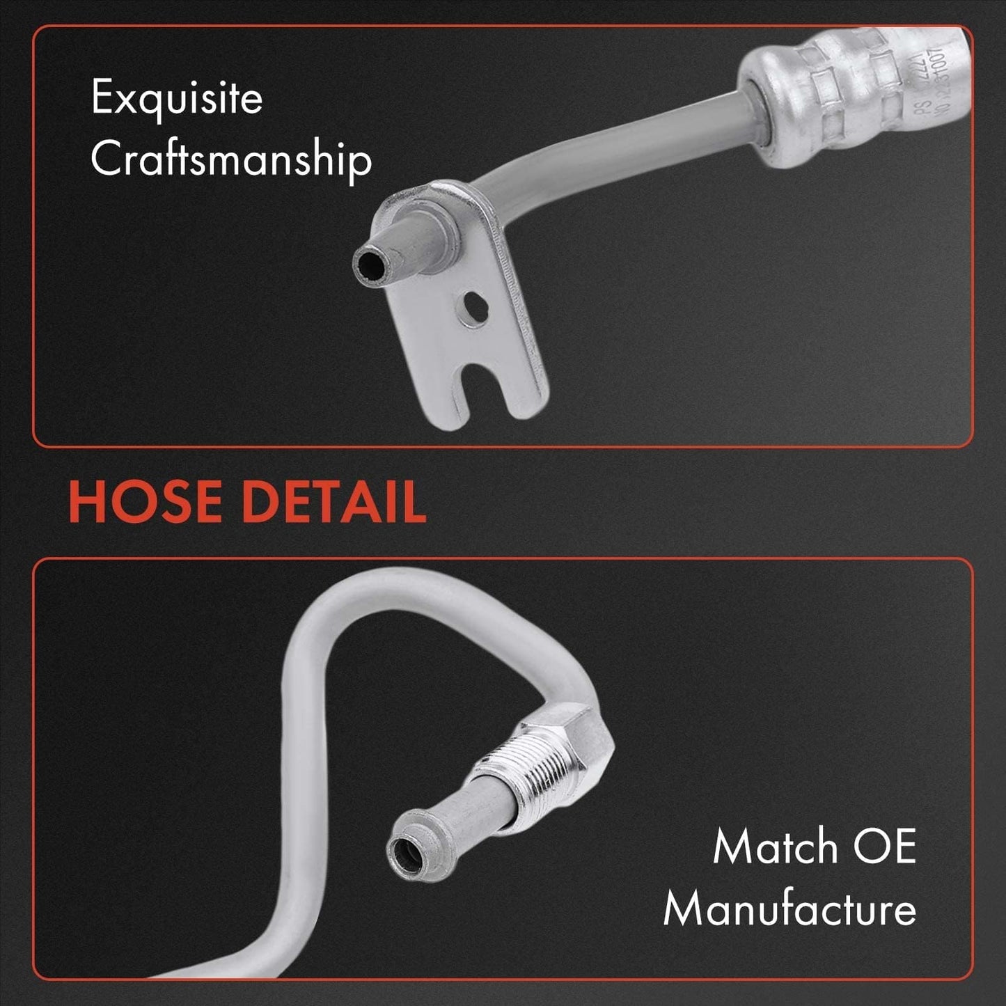 A-Premium Power Steering Pressure Hose Line Assembly Compatible with Chevrolet Silverado 1500, Silverado 2500, Suburban 1500, Tahoe & Cadillac Escalade, Escalade ESV & GMC Sierra 1500, Yukon XL 1500