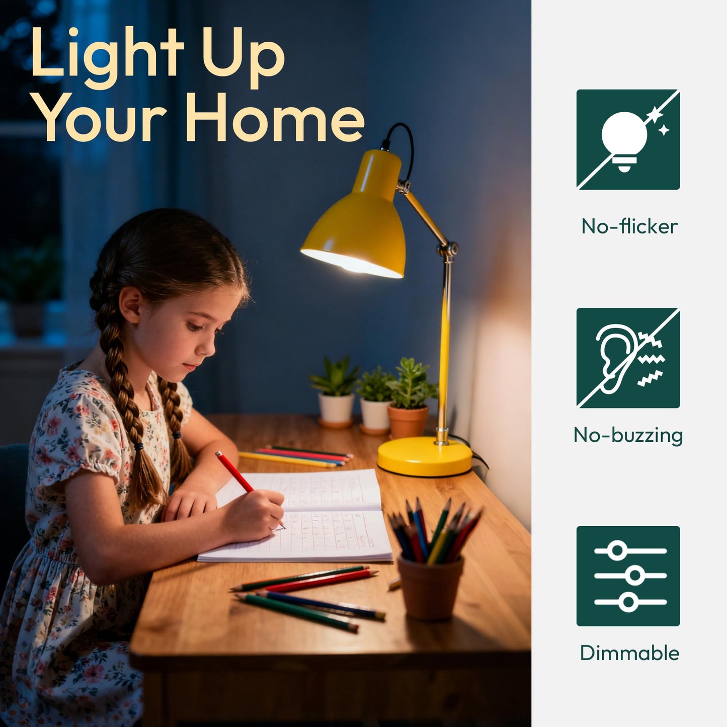 ALAMPEVER Chandelier Light Bulbs, 60W Equivalent Candelabra Bulb, E12 LED Bulb 2700K Soft White, 450LM, Candle Light Bulbs, 24 Pack