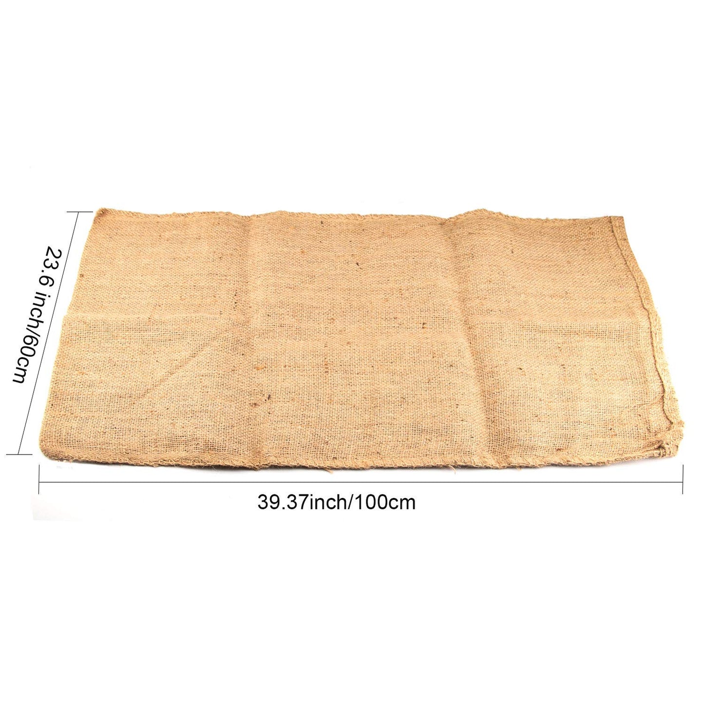 KEILEOHO 8 Pack 40 X 24 Inch Burlap Bags, Large Food Grade Burlap Sacks for Gardening, Planting Growing Bags, Potato Sack Race Bags for School Racing Game, Christmas Party Game