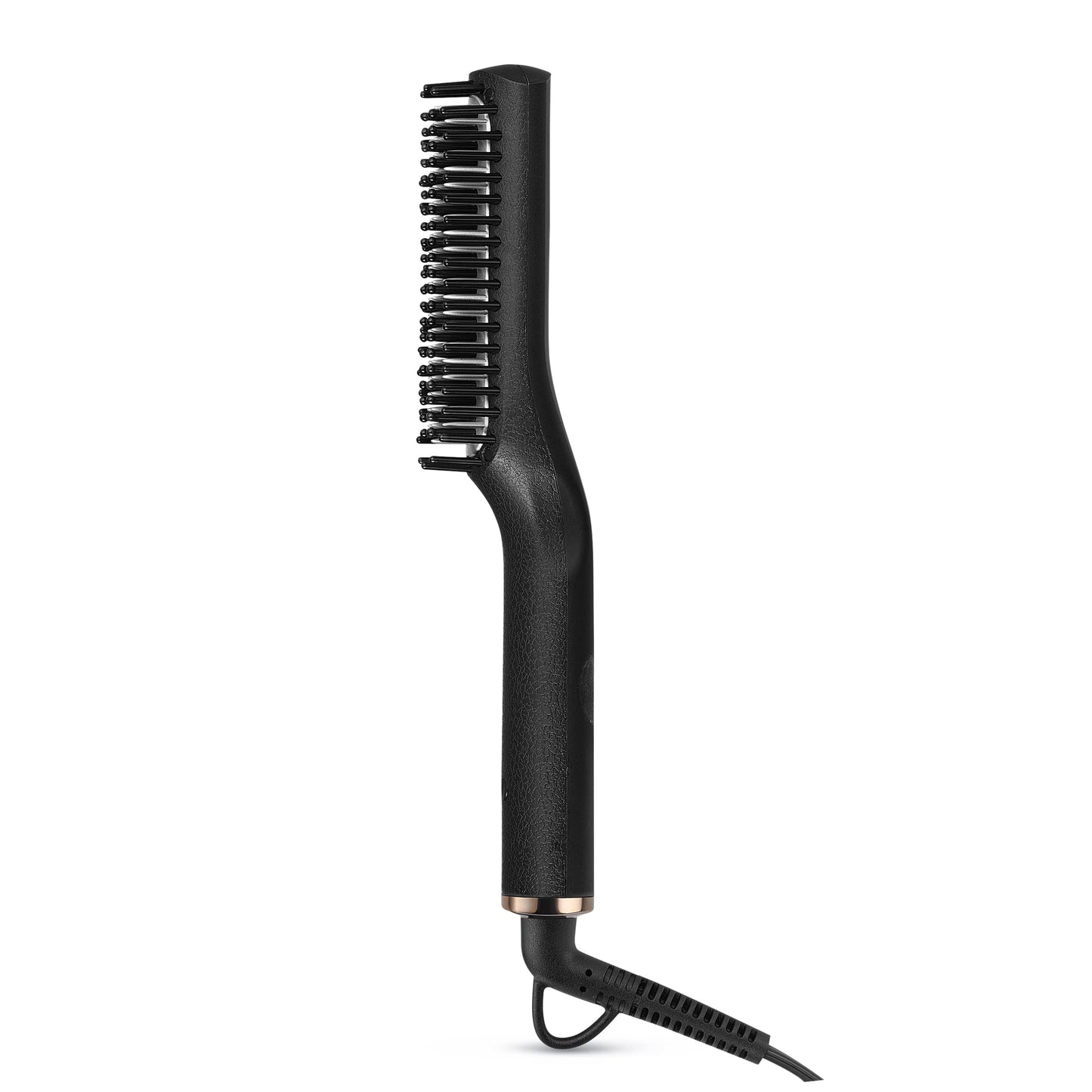 StyleCraft Heat Stroke Corded Beard & Styling Hot Brush, Cool Touch Tips Anti-Scold, Hair Straightener, Black
