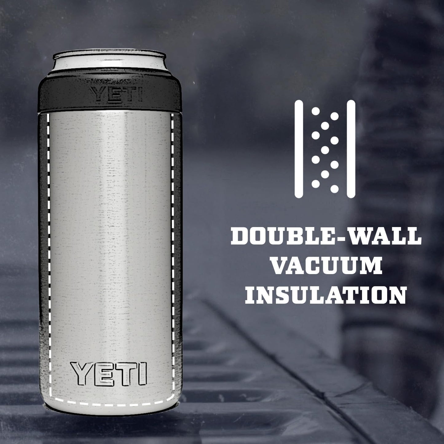 YETI Rambler 12 oz. Colster Slim Can Insulator for The Slim Hard Seltzer Cans, Tropical Pink (NO CAN Insert)
