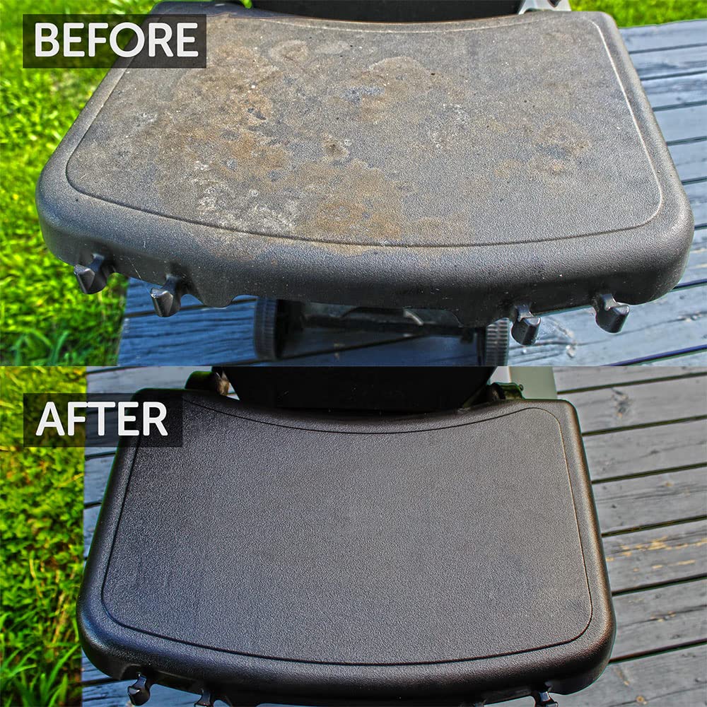 Caron & Doucet - BBQ Grill Cleaner Oil | Plant-Based & Vegan | Best for Cleaning Barbeque Grills & Grates | Use with Wooden Scrapers, Brushes, Accessories & Tools | Great Gift for Dad! (8 oz 2 Pack)