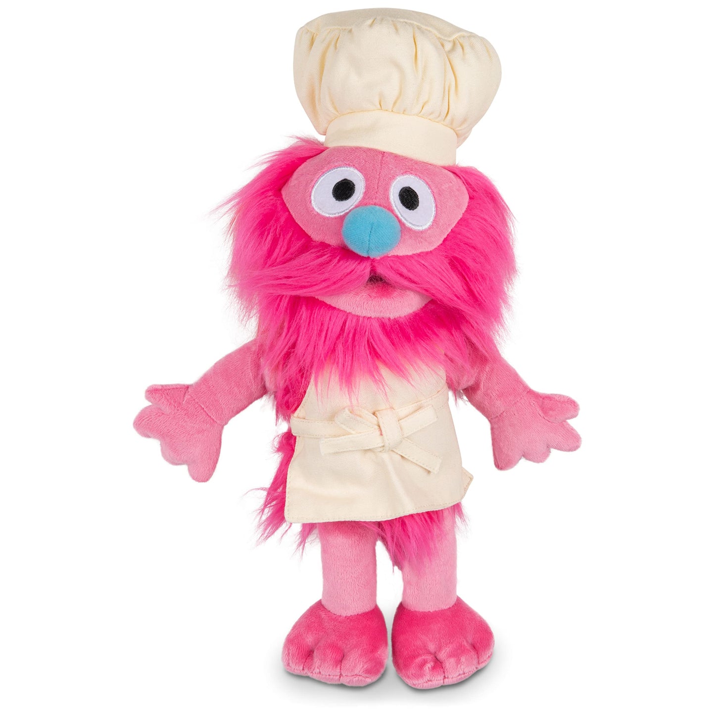 GUND Sesame Street Official Gonger Muppet Plush, Premium Plush Toy for Ages 1 & Up, Pink/Beige, 10”