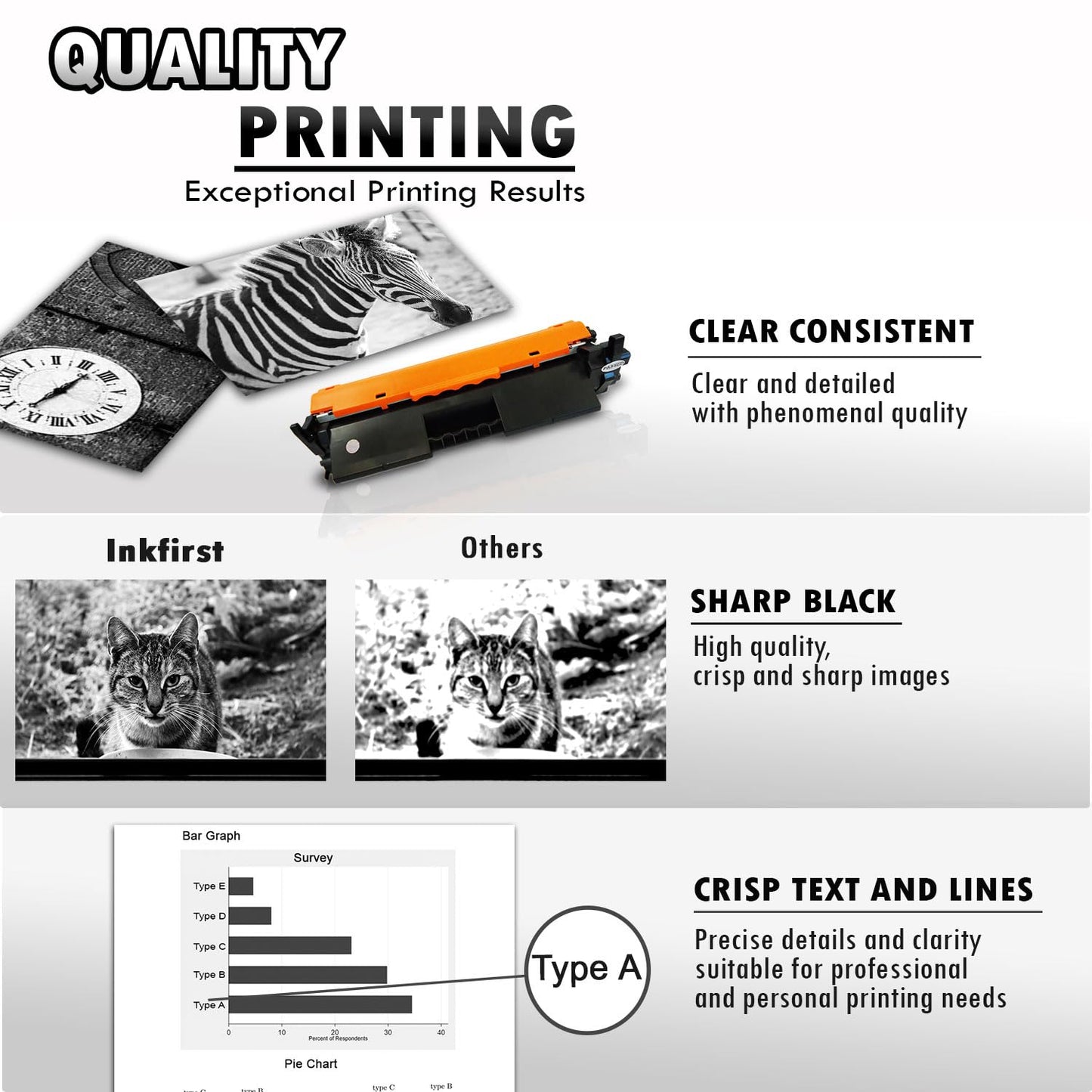 2 Inkfirst Compatible Toner Cartridges Replacement for Canon 047 2164C001 ImageClass LBP112 LBP113w MF112 MF113w