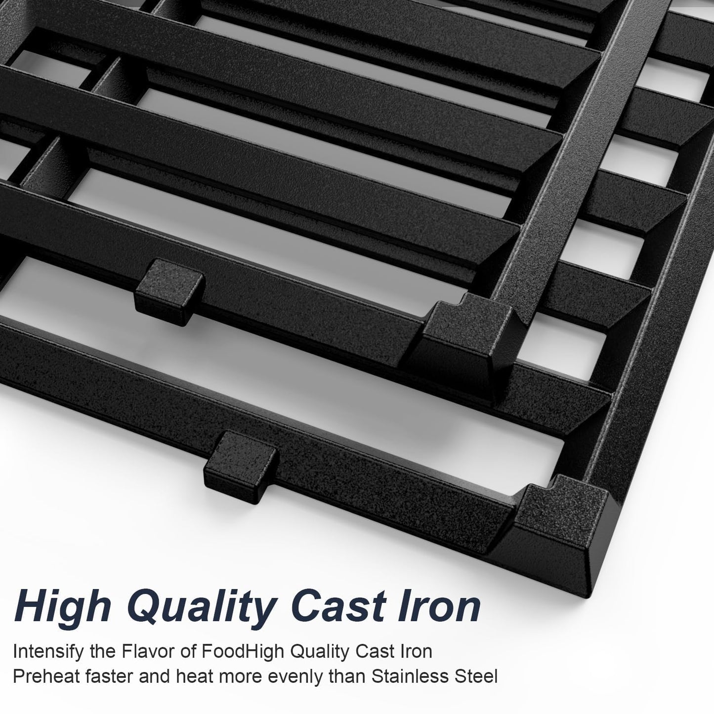 Uniflasy 7637 17.5 Inch Grill Cooking Grates for Weber Spirit & Spirit II 200 Series Spirit E210 Spirit E220 Spirit S210, Spirit S220 with Front Control Weber Spirit 200 Grill Grates