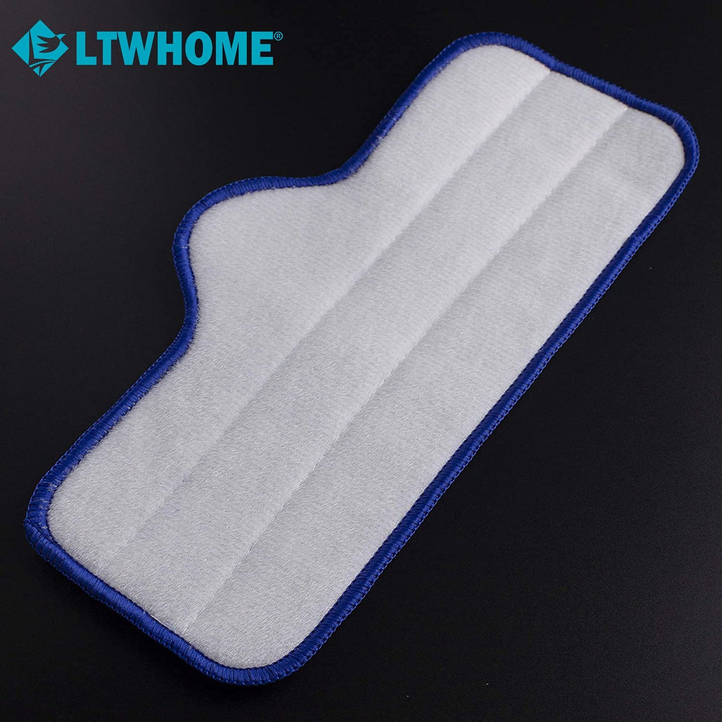 LTWHOME Compatible Microfiber Mop Pads Replacement for Dupray Neat Steam Cleaner (Pack of 12)