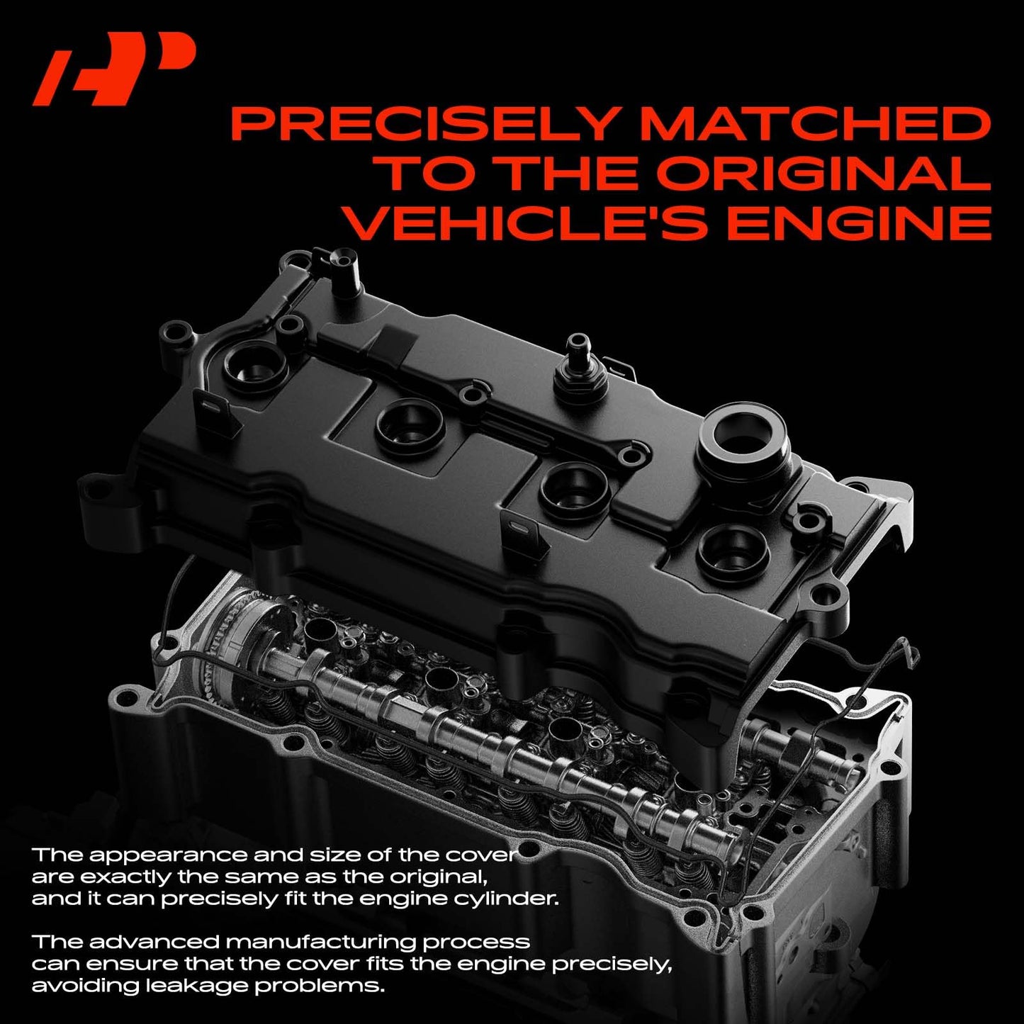 A-Premium 1.4L Turbo Engine Valve Cover, with Gasket & Bolts & Cap, Compatible with 2011-2021, Chevy Cruze Sonic Trax Volt, Buick Encore, Cadillac ELR, Replaces # 25198874, 55573746