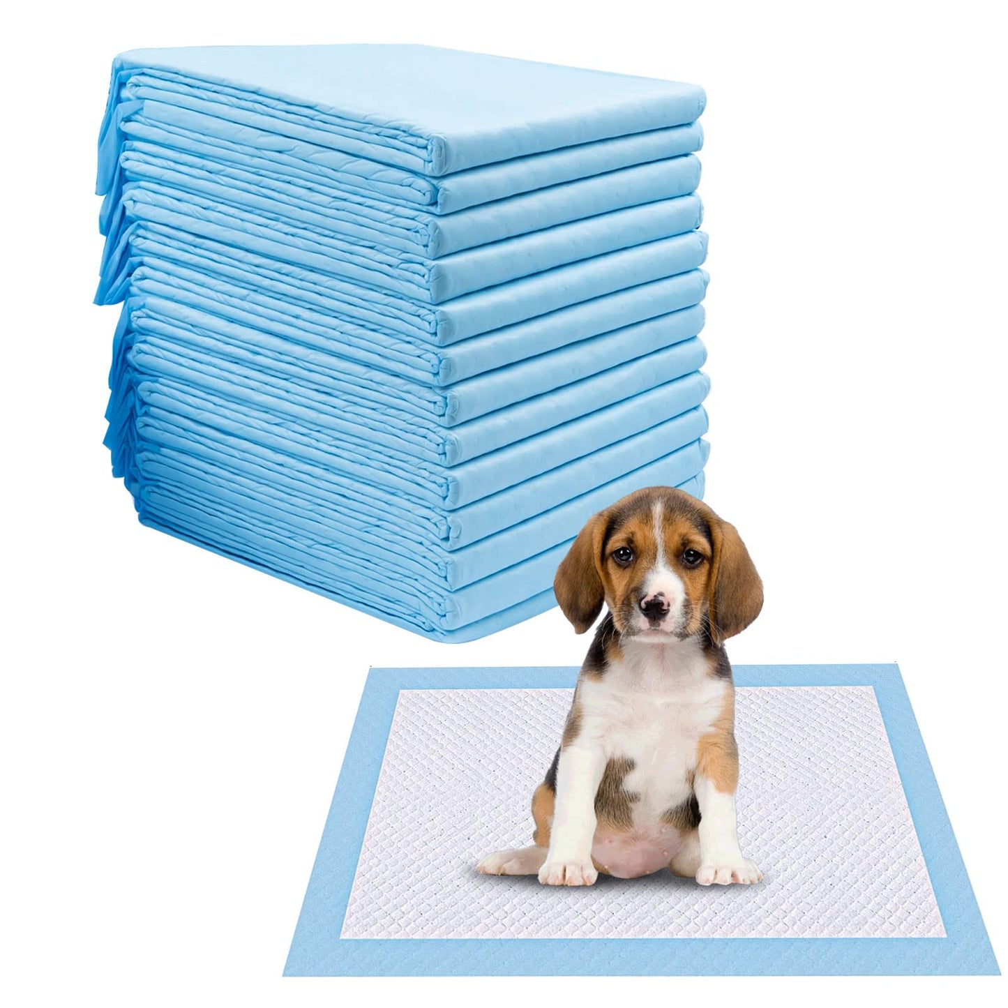 40Pcs Dog Pee Pads, Extra Large Disposable Dogs Training Potty Pad Leak-Proof Puppy Pads Pet Training Pads Strong Absorption Floor Mat for Dogs Cats Rabbits(32 x 36 inch)