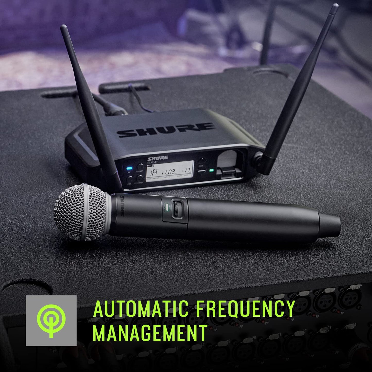 Shure GLX-D+ Dual Band SB904 Lithium-Ion Rechargeable Battery with up to 12 Hours of Runtime, Compatible with GLXD+ Digital Wireless Systems (GLXD1+ Bodypacks and GLXD2+ Handheld Transmitters)