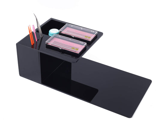 (black shelf-1pc) - Eyelash Extension Pillow Shelf Stand, Makeup Tool Display Cabinet Shelves, Tool Organiser For Eyelash Extension Pillow - Black