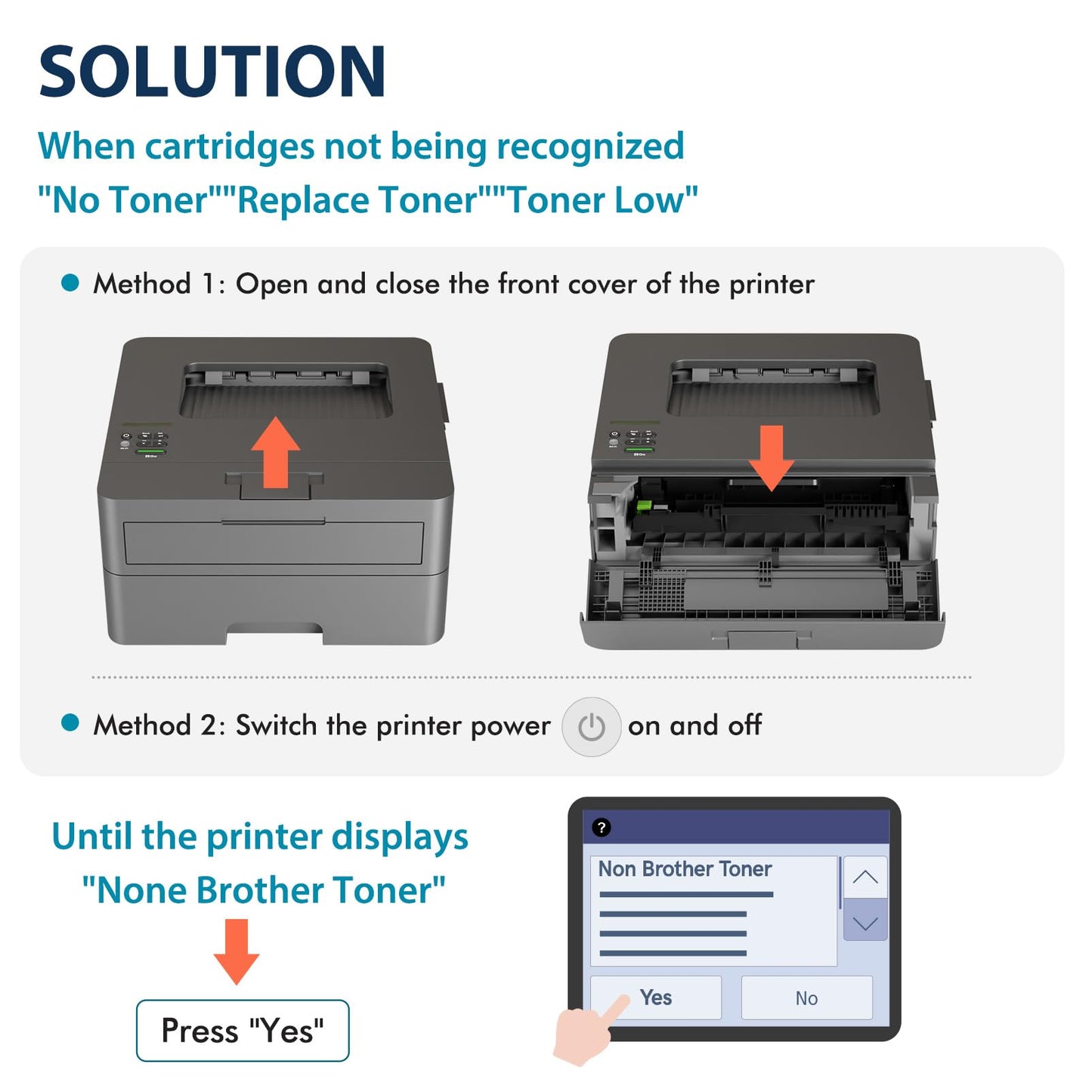 TN830 Toner Cartridge Compatible Replacement for TN830BK TN830XL TN-830XL for HL-L2400D HL-L2405W HL-L2480DW DCP-L2640DW HL-L2460DW MFC-L2820DW Printer High Yield (2-Black)