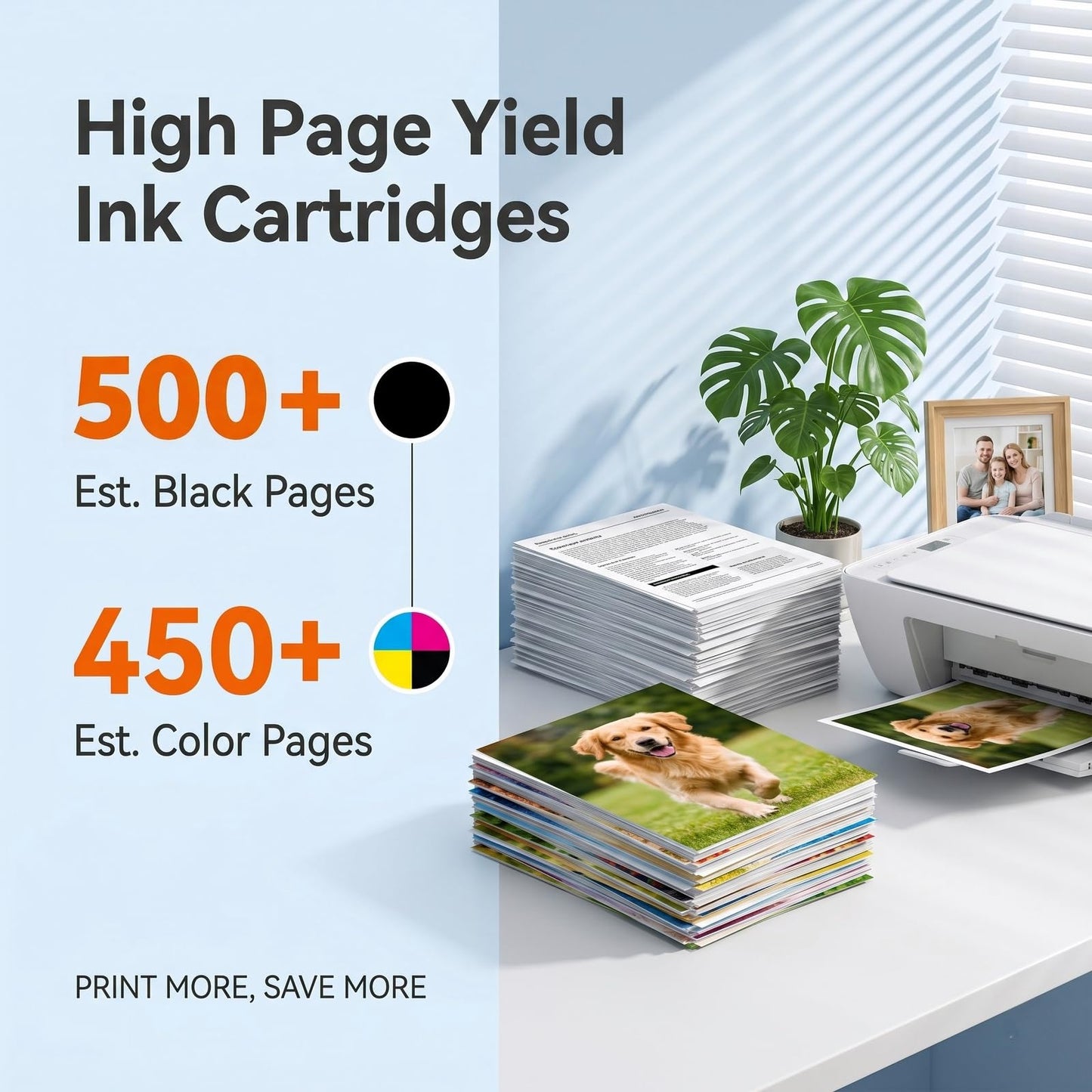 275XL 276XL Ink Cartridge Replacement for Canon 275XL 276XL Pixma TS3500 TR4720 TS3522 TS3722 TS3520 TS3720 TS3500 TR4723 TR4722 TR4700 Printer (2- Pack Combo Black Color)
