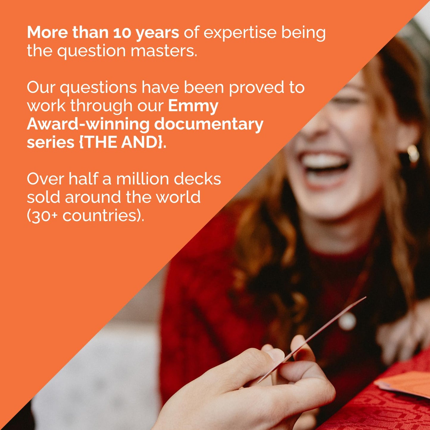 (THE AND) Friends Edition - Conversation Starters to Make Friends Your Best Friends - Fun Getting to Know You Card Game with Questions - Deep Talks at Game Night or Dinner Party by The Skin Deep