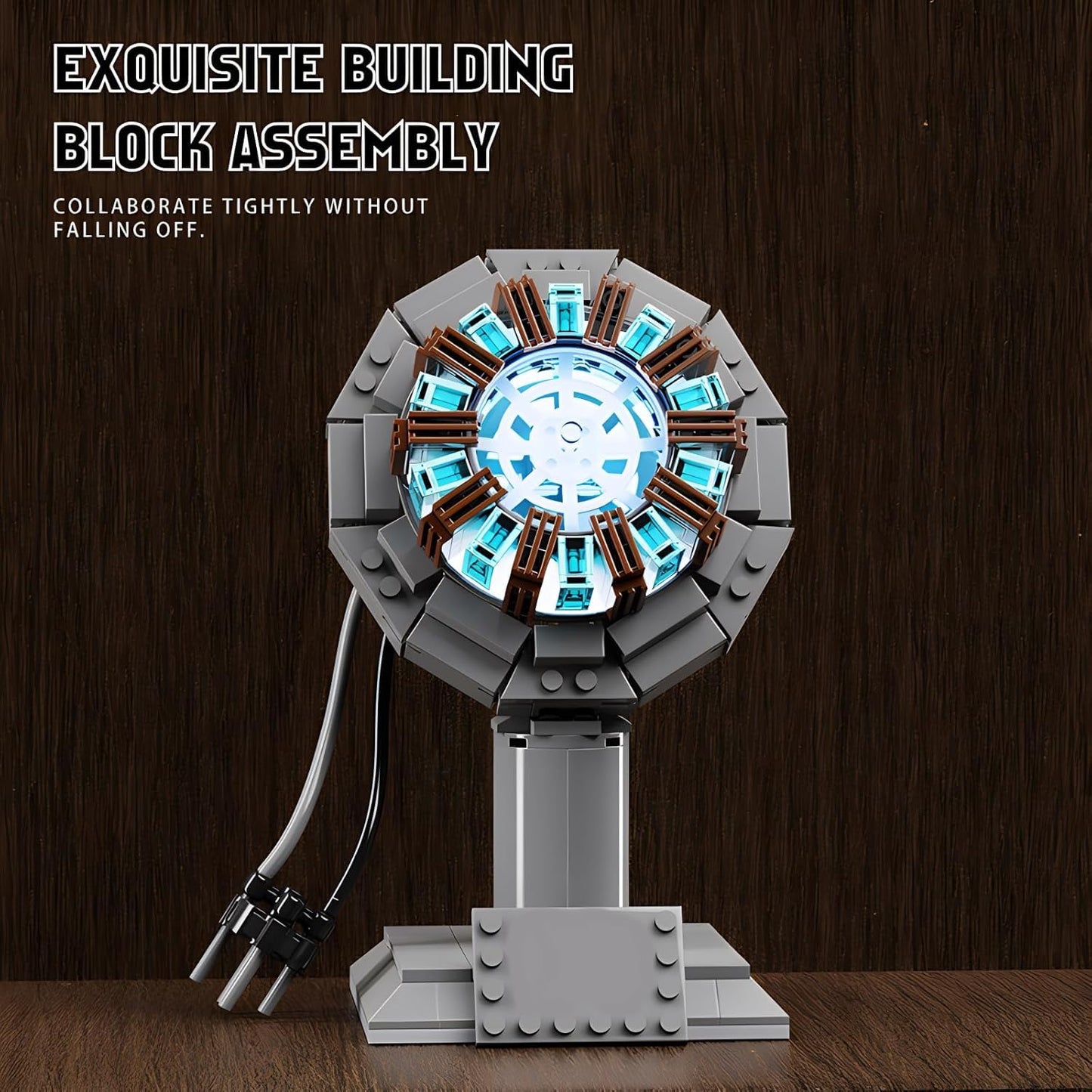 APENGBAOL Arc Reactor Building Block Set, A Model Toy Proof that Tony Has A Heart,A Gift for Adults