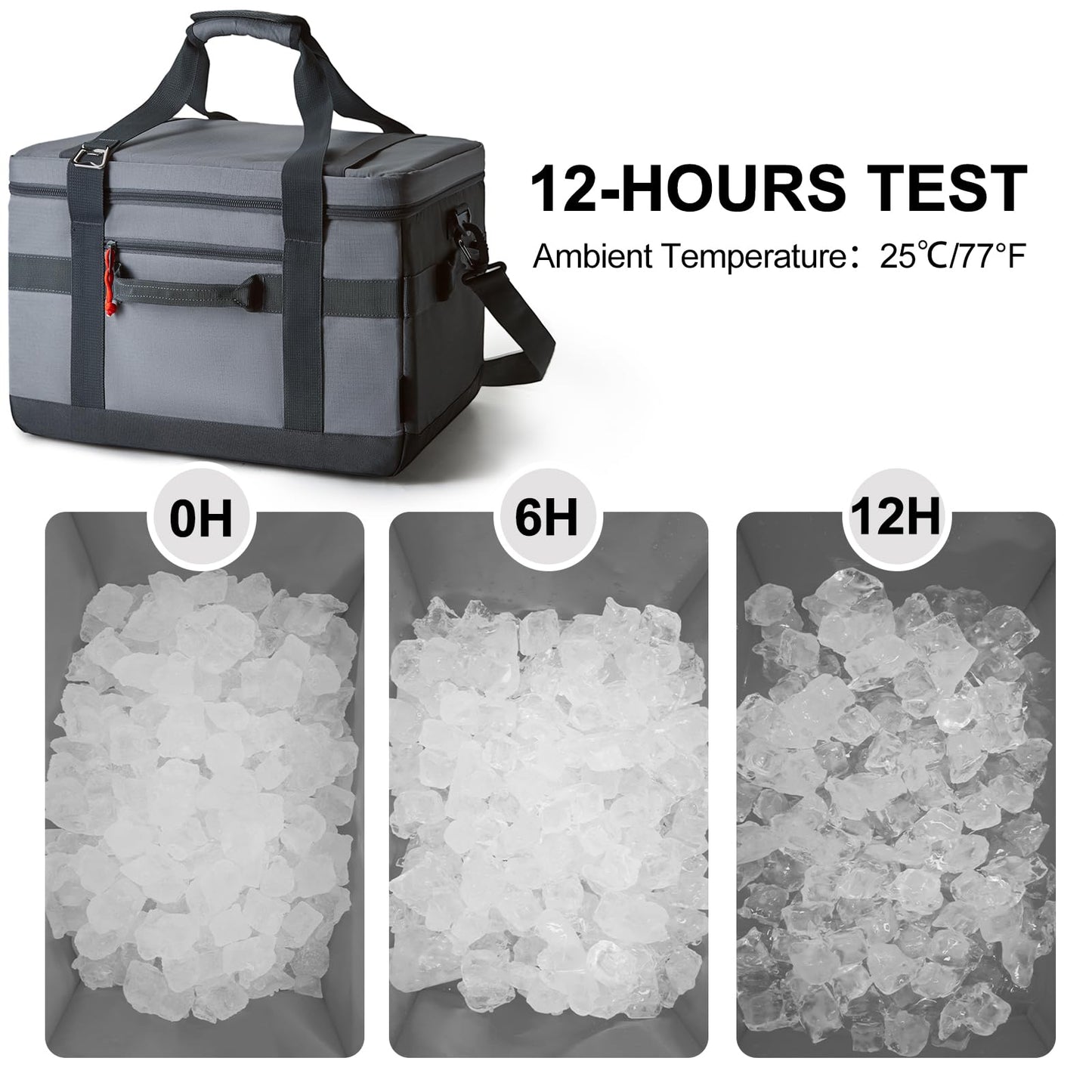 TOURIT Cooler Bag 48-Can Insulated Soft Cooler Large Collapsible Cooler Bag 32L Lunch Coolers for Picnic, Beach, Work, Trip