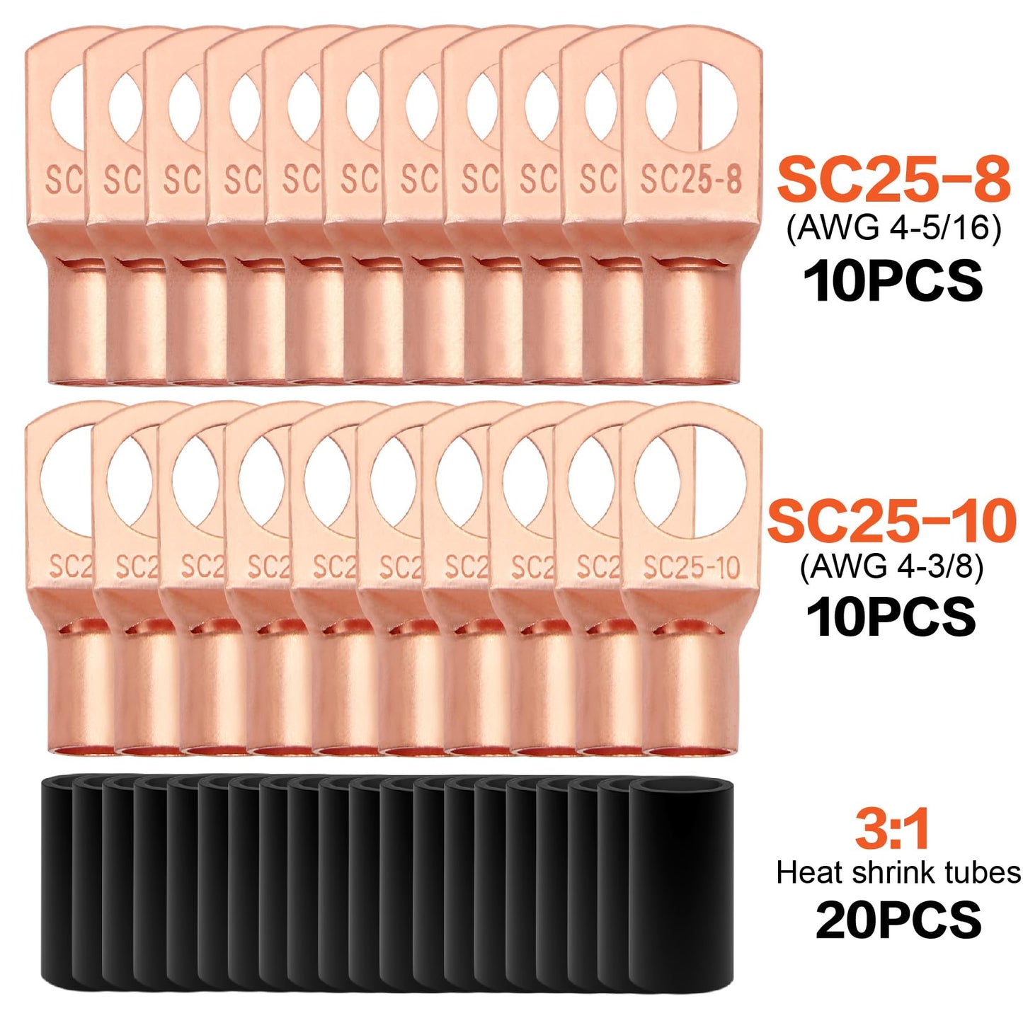 4 Gauge Wire (25ft Each - Red/Black) Copper Clad Aluminum CCA - Primary Automotive Wire,Car Amplifier Power & Ground Cable, Battery Cable,Welding Cable for Car Stereo,Solar, Auto, RV Trailer & Marine