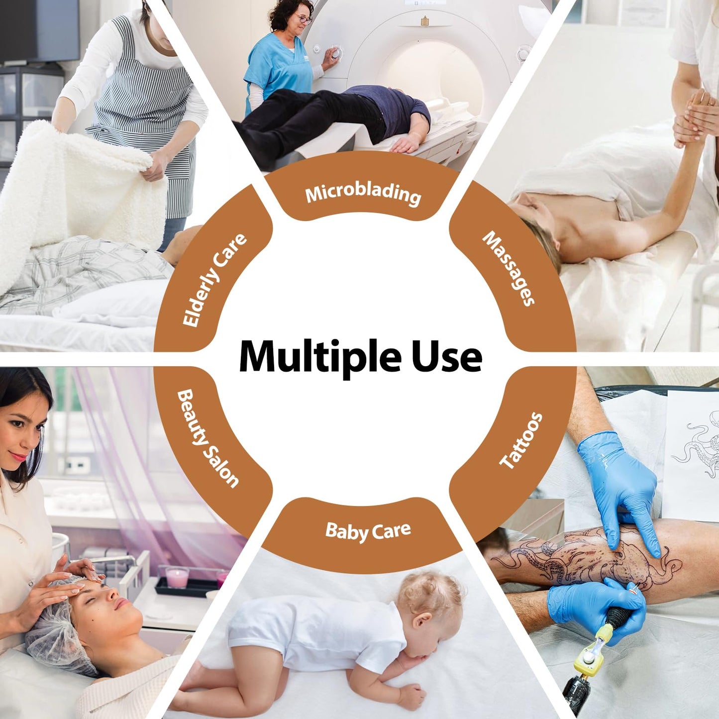 300 Pcs Disposable Bed Sheets 31" x 71" Massage Table Sheets Non Woven Fabric SPA Bed Cover Breathable for Massage Beauty Tattoos Massage Bed Cover for Ultimate Hygiene