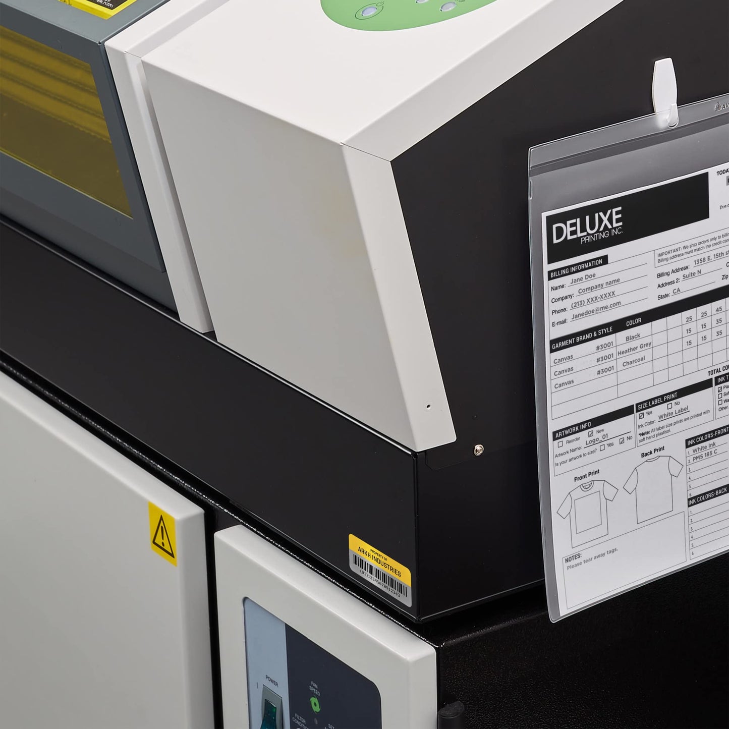PermaTrack Durable Metallic Asset Tag Labels, Laser, 1/2"