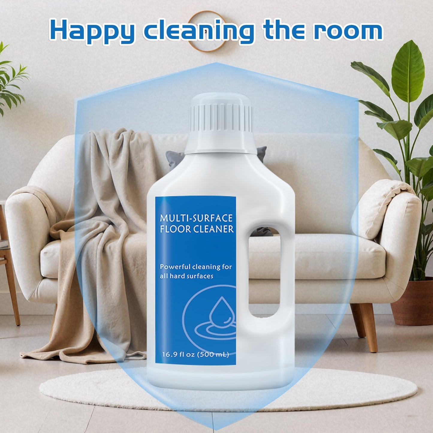 4Pcs 500ml Floor Cleaning Solution,Compatible with Dreame H11, H11 Max, H12 PRO, H12S AE, H15 Wet Dry Vacuum, Floor Cleaner Liquid Refill for Multiple Surfaces Floor Cleaner Liquid Refill
