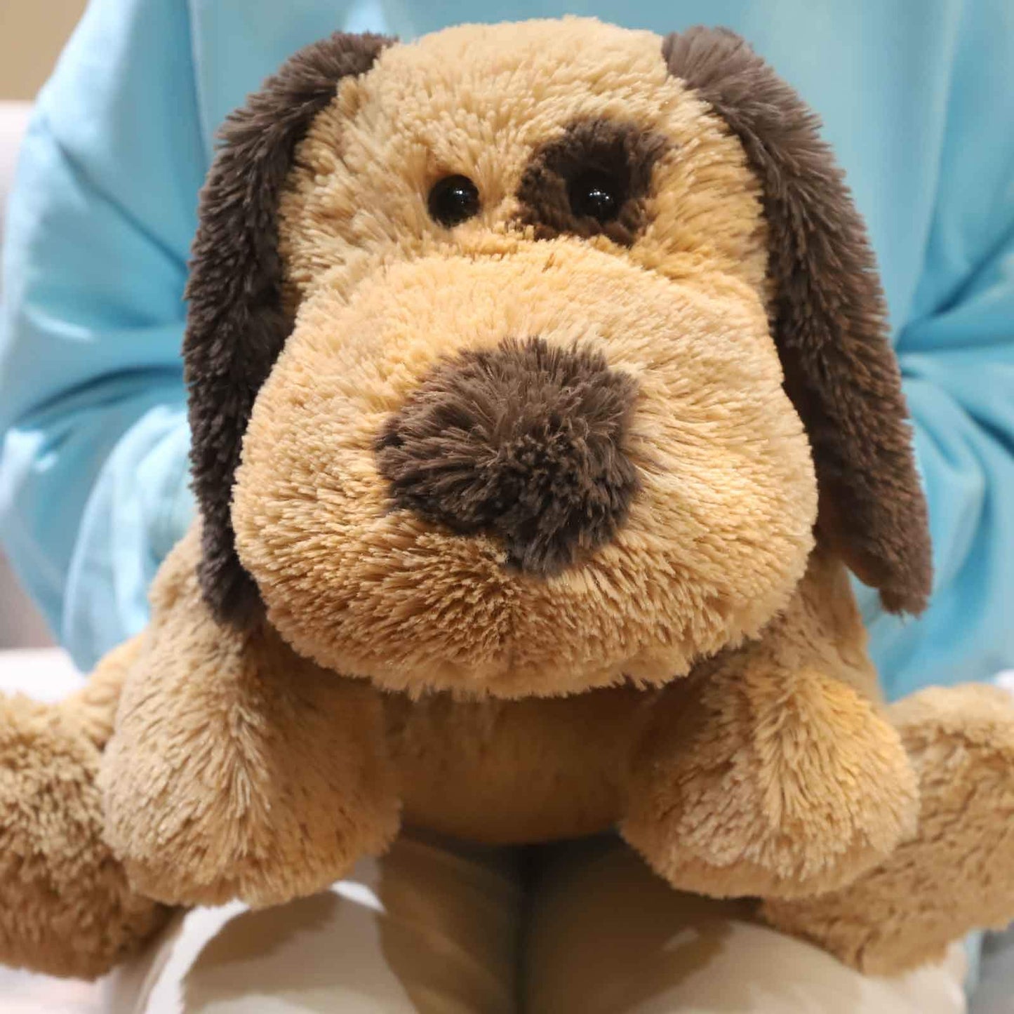 WEIGEDU Floppy Stuffed Dog Puppy Plush Toy, Huggable Beagle Labrador Retriever Stuffed Animal Dogs for Kids Girls Boys Baby Birthday Gift, 50.8cm, Brown