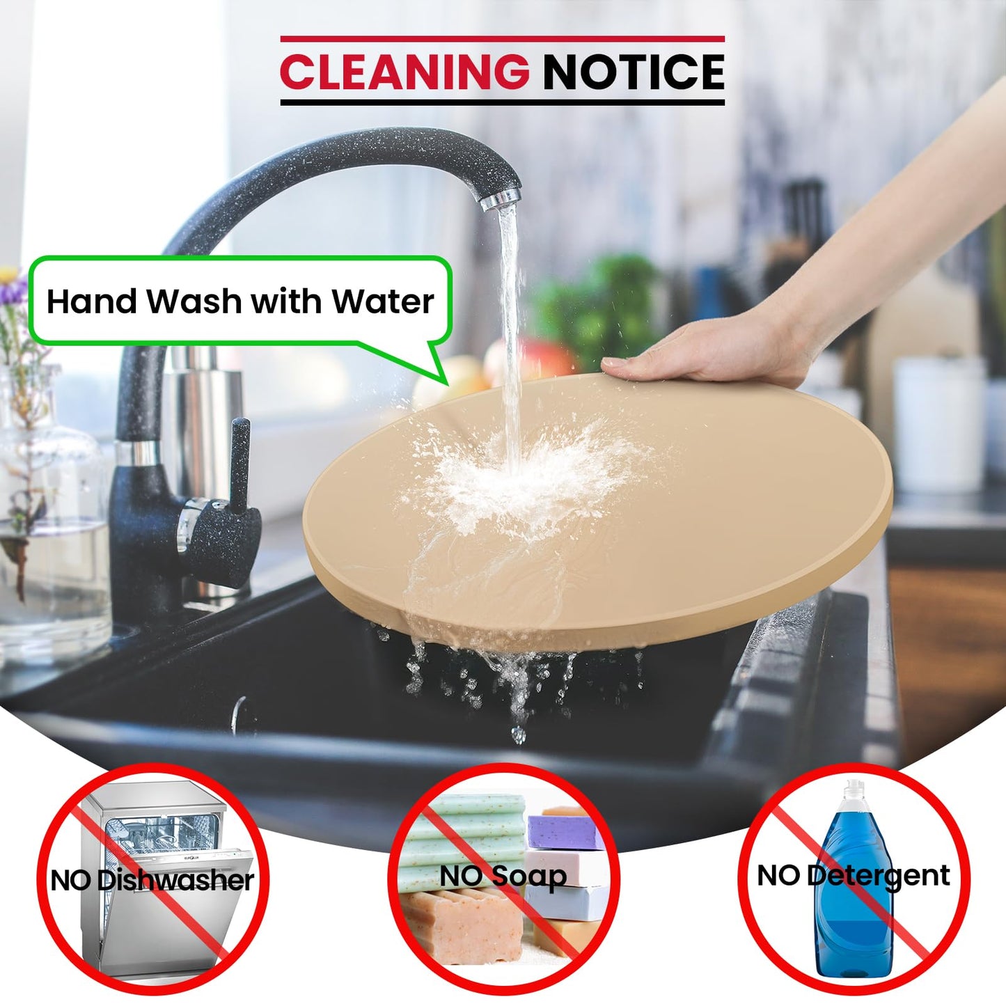 Unicook Pizza Stone for Oven and BBQ, 10.25 Inch Round Cordierite Baking Stone, Personal Sized Pizza Pan, Ideal for Baking Crisp Crust Bread, Cookies and More