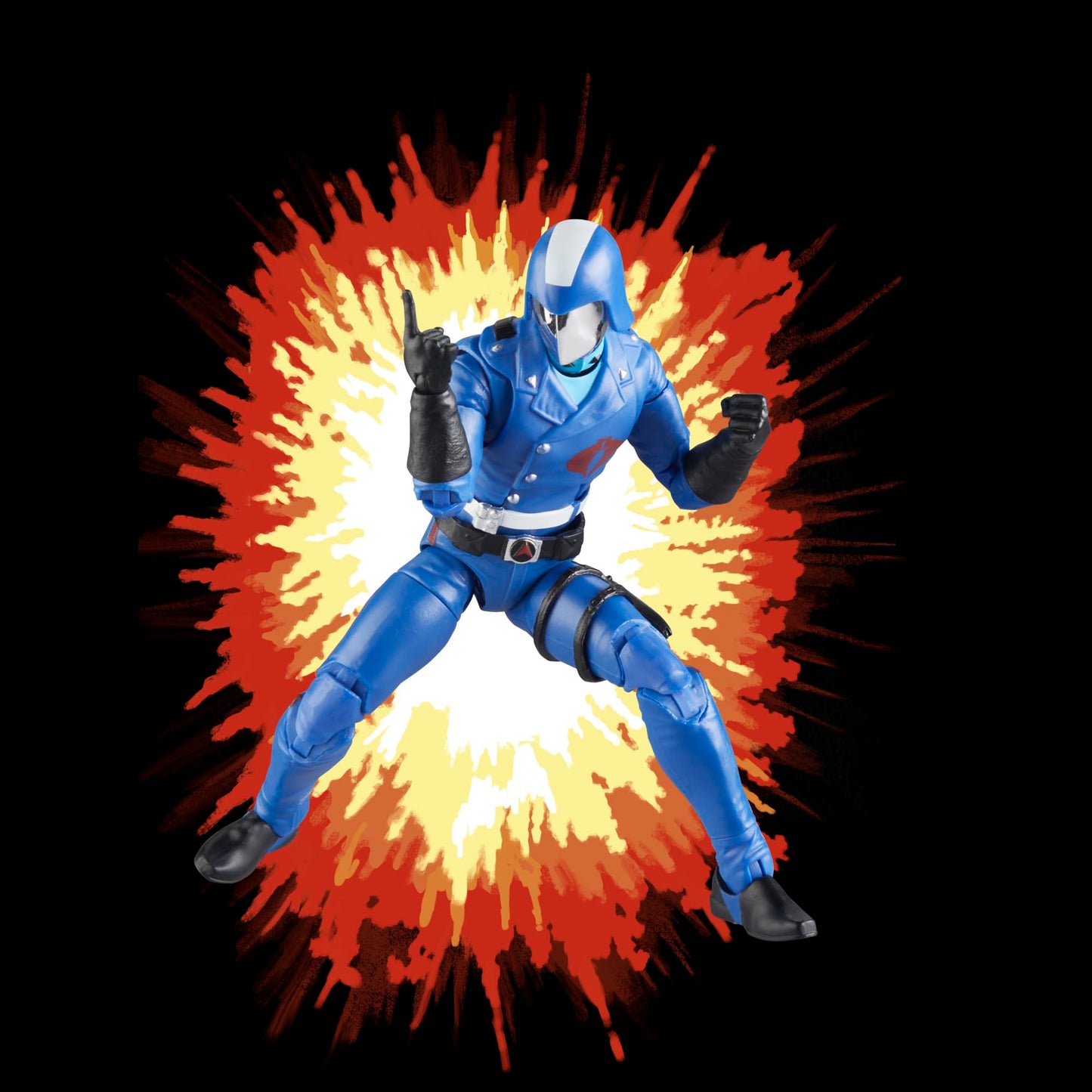 G.I. Joe Classified Series Retro Cardback Cobra Commander, Collectible 6 Inch Action Figure with 8 Accessories