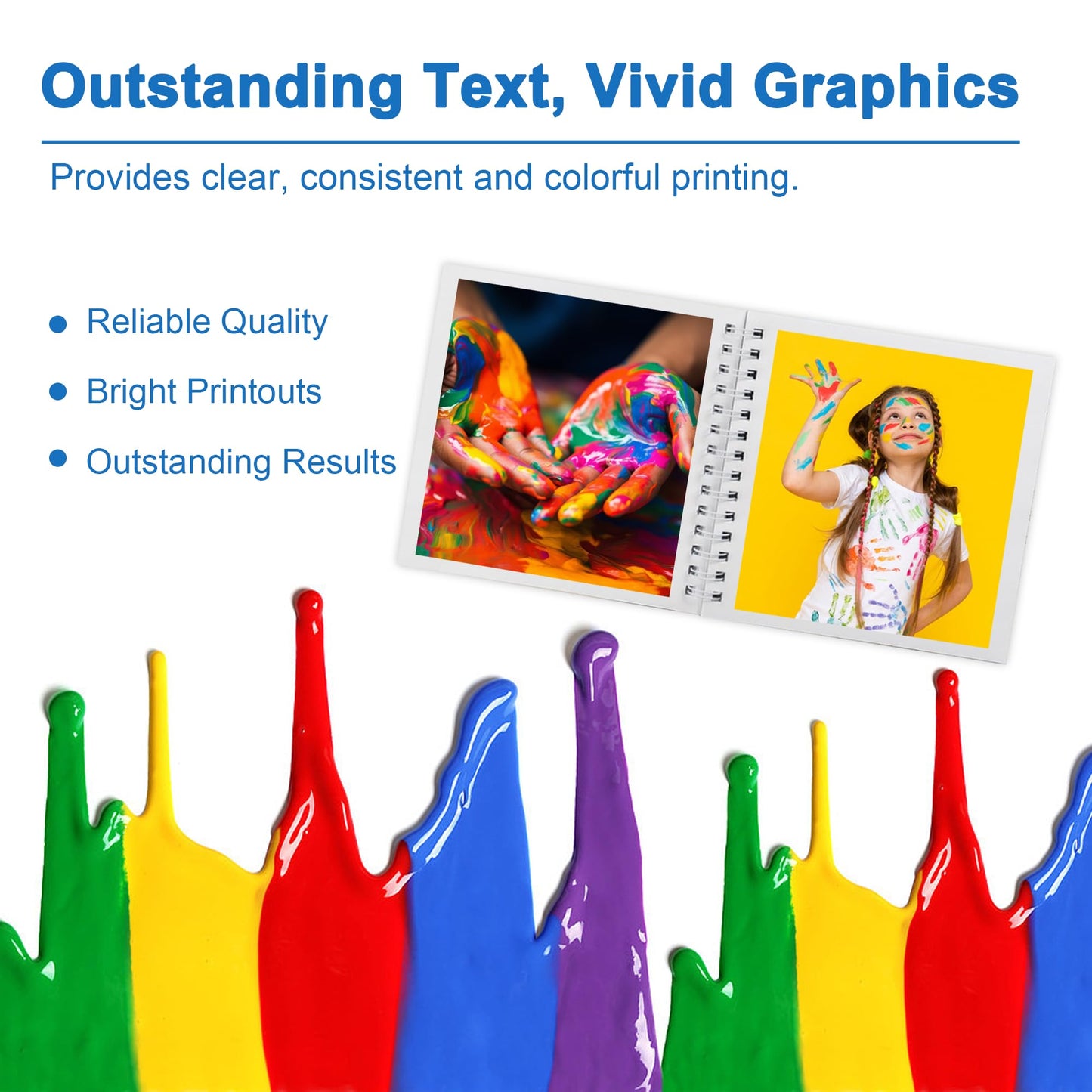 LC406XL LC406 Ink Cartridge High Yield 5 Pack Replacement for Brother LC406 LC406 XL Work for MFC-J4335DW MFC-J4345DW MFC-J4535DW MFC-J5855DW MFC-J5955DW MFC-J6555DW MFC-J6955DW Printer (2BK/1C/1M/1Y)