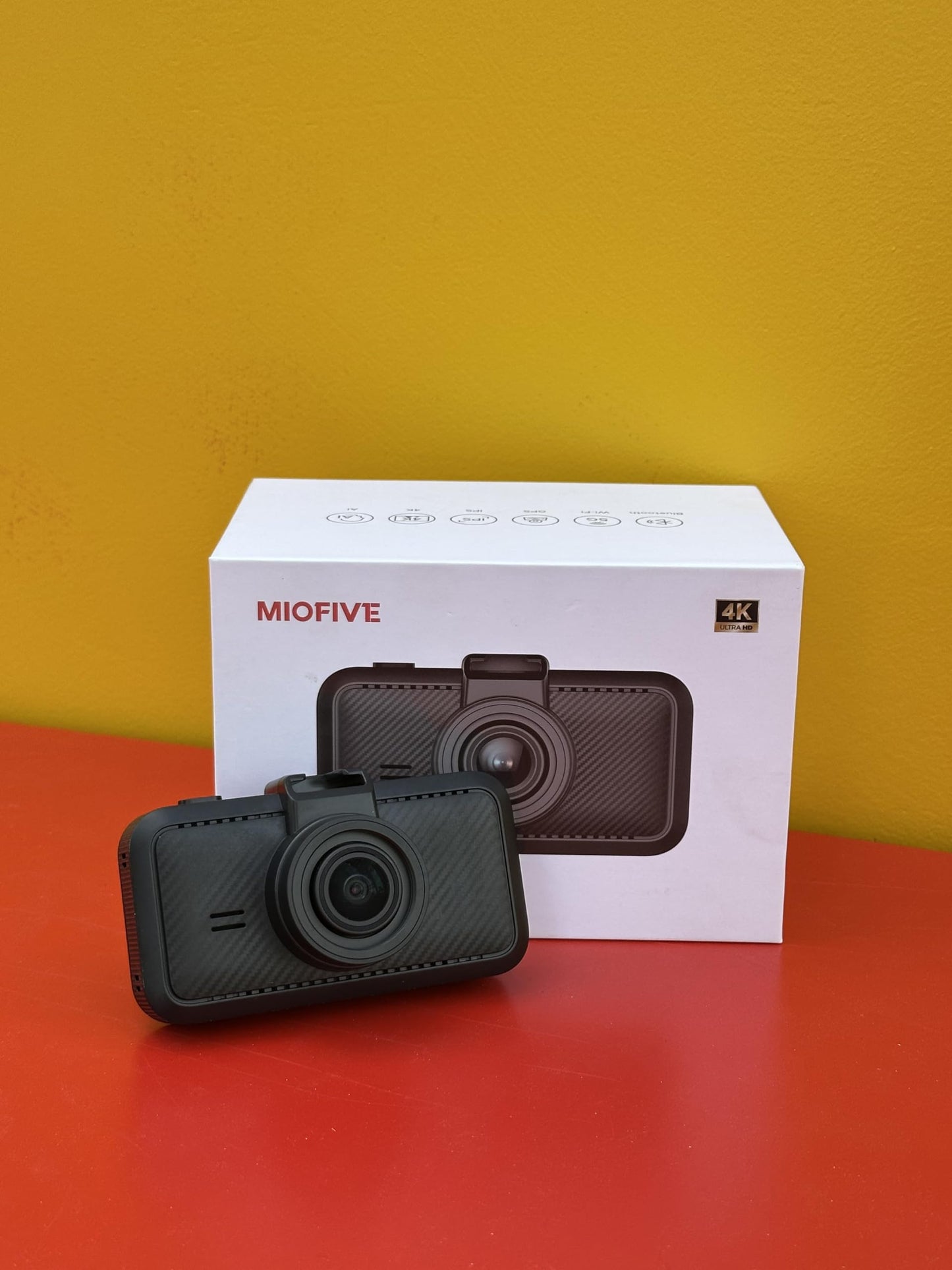 Dash Cam Front with 32G SD Card, Miofive 4K/2160P Car Driving Recorder 3'' IPS Screen 140°Wide Angle Dashboard Camera Aluminum Alloy Case, HDR G-Sensor Parking Monitor Loop Recording Motion Detection