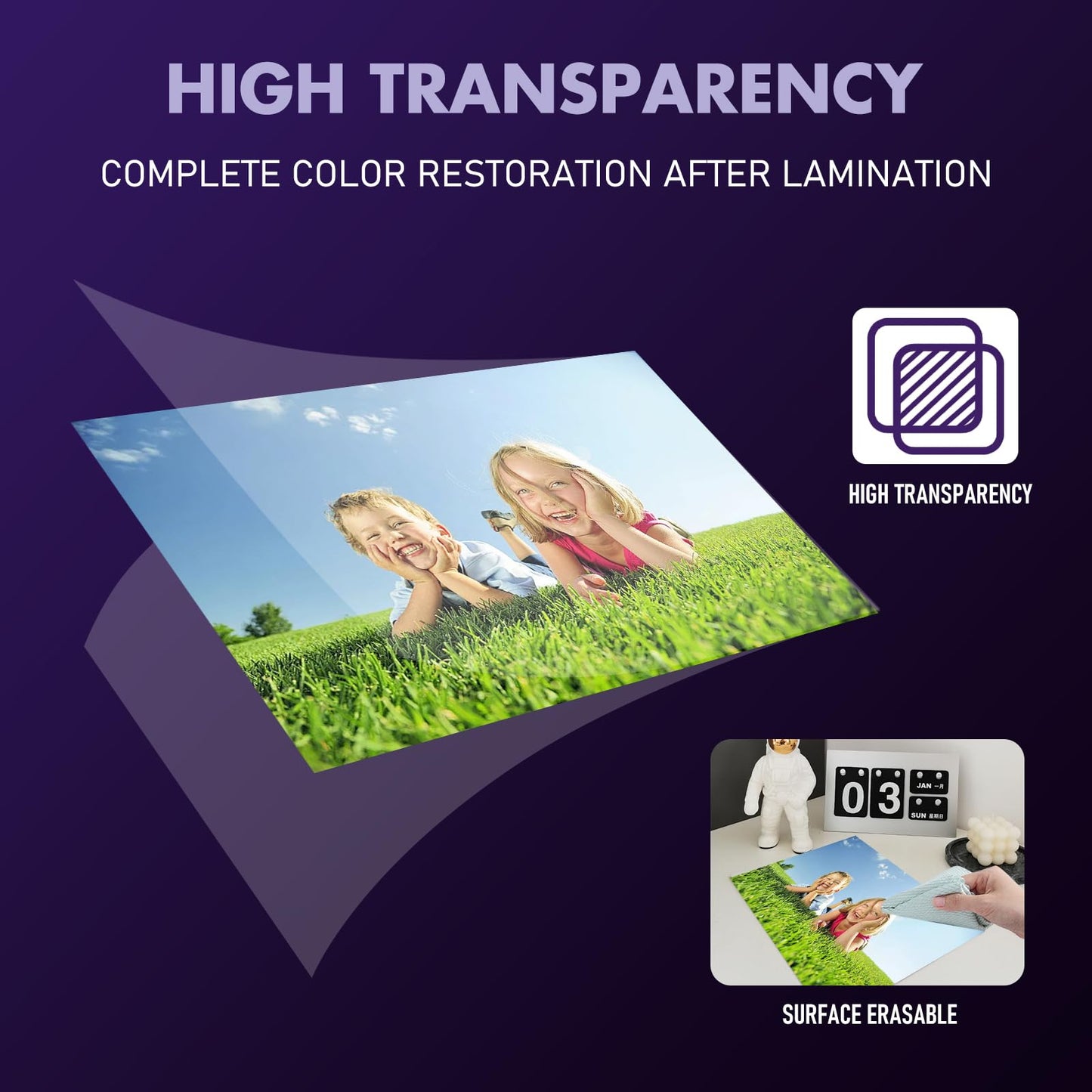 Jiomrzo Laminating Sheets, 200 Pack Laminating Pouches Holds 11 x 17 Inch Sheets, 3 Mil Laminate Sheets 11.5 x 17.5 Inch for Laminator, Clear Thermal Laminating Pouches with Round Corner (200)