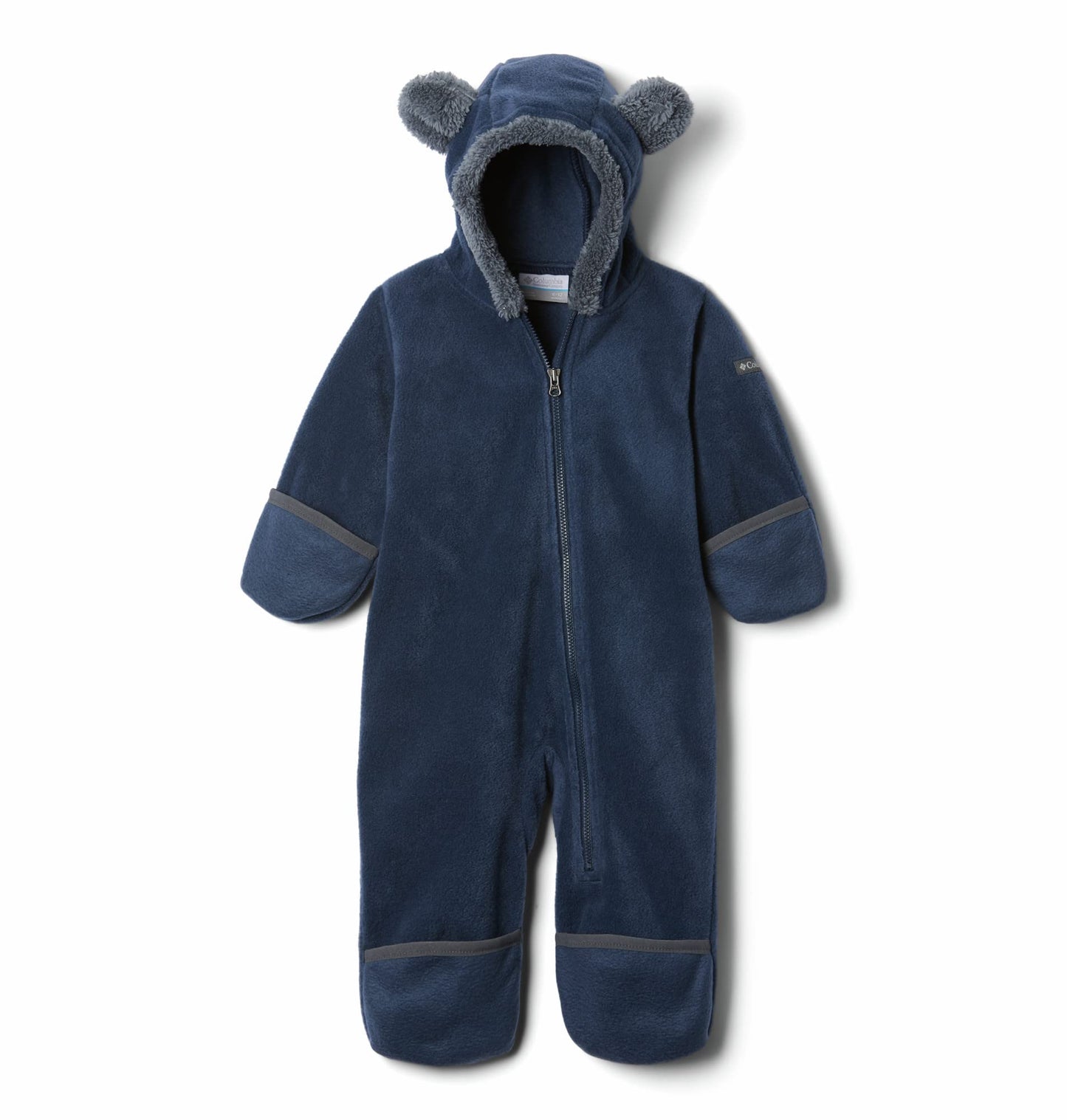 Columbia Unisex Baby Tiny Bear II Bunting Fleece Jacket, Collegiate Navy, 0/3 US