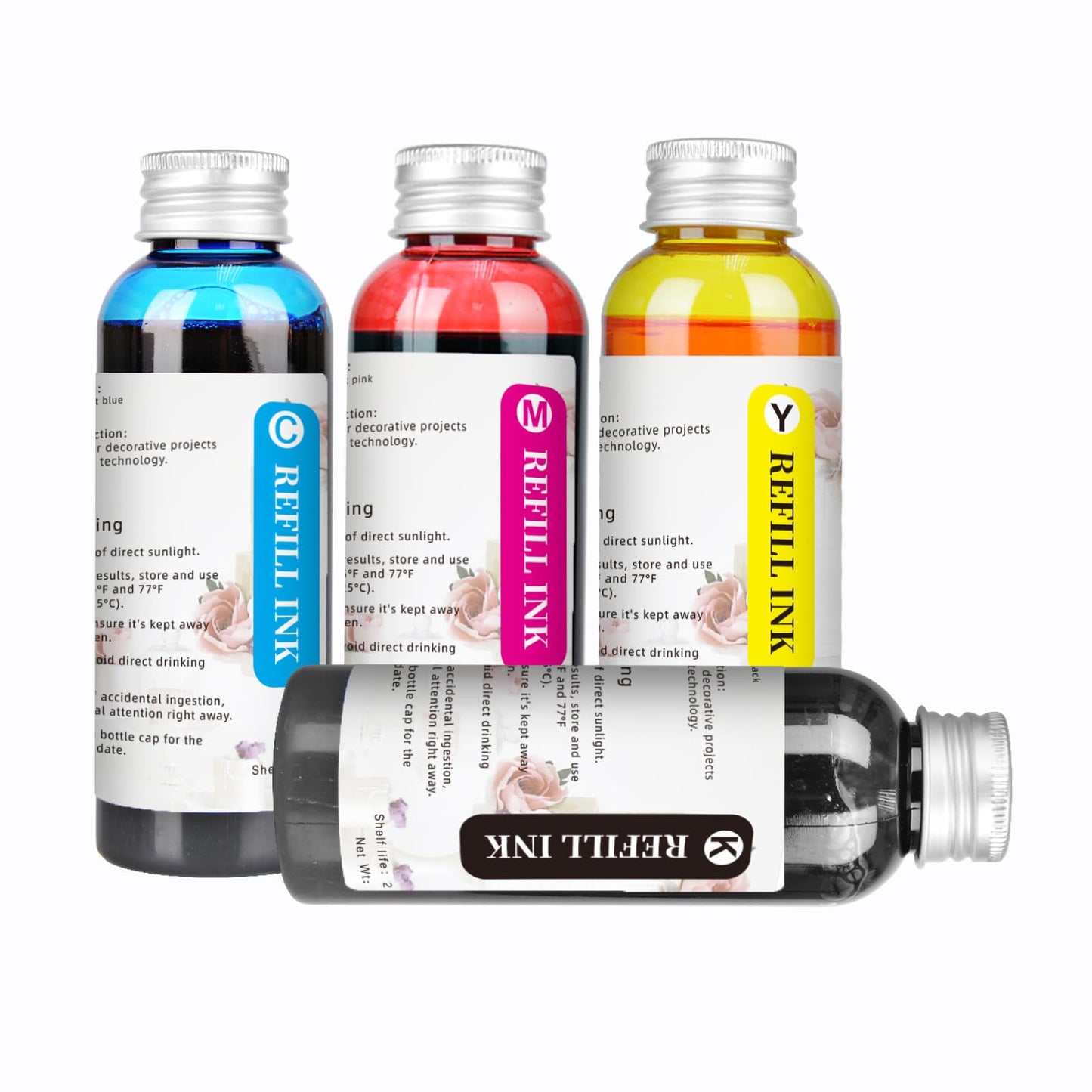 JIUPIN compatible ink refill kit, Suitable for 250/251 270/271 1200 2200 1500 2500 PGI-550 CLI-551, Etc. Suitable for PIXMA iP7220, MG5420, MG5520, MG6420, MX722, MX922 and other printers
