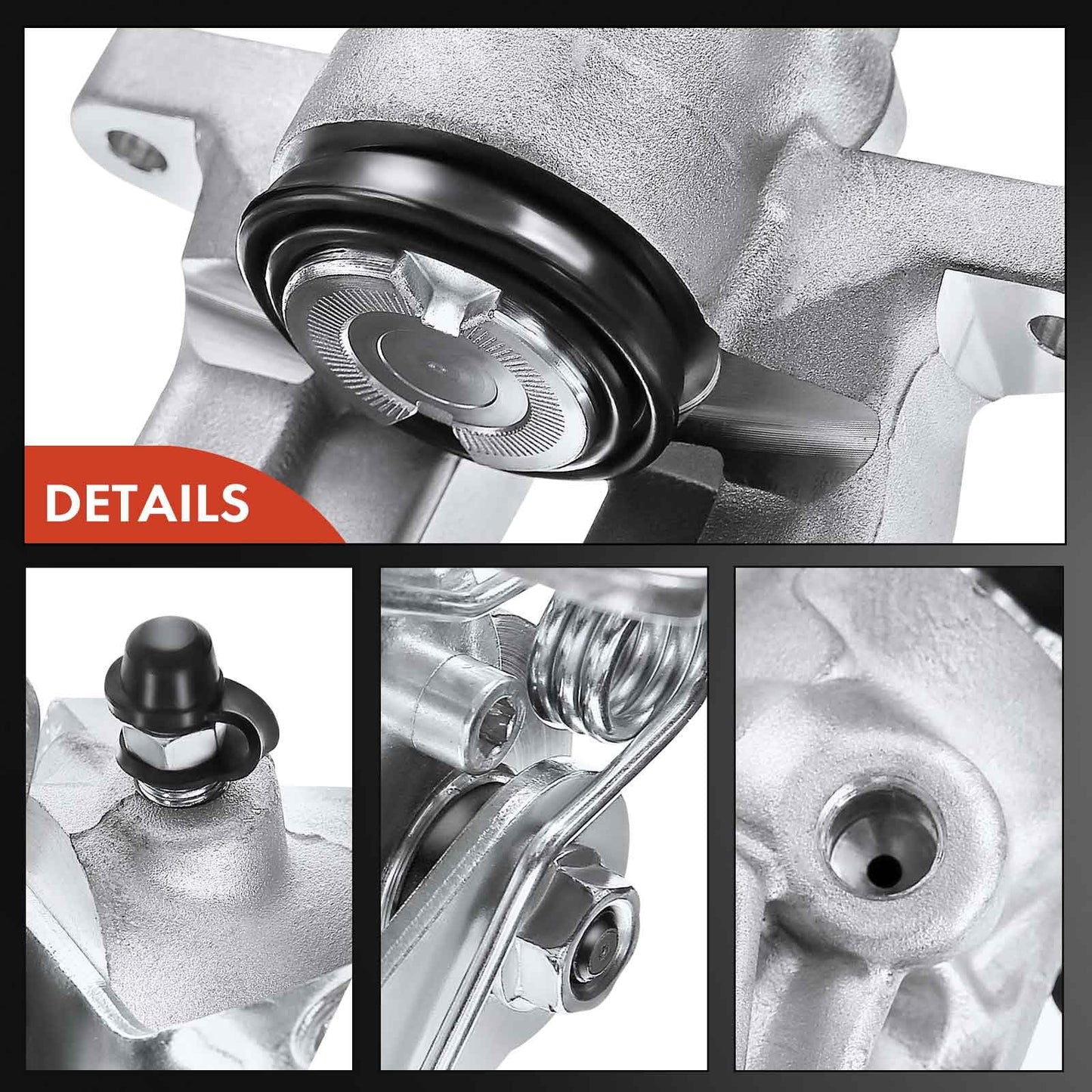A-Premium Disc Brake Caliper Assembly without Bracket Compatible with Select Volkswagen and Audi Models - A3 2010-201, For Jetta 2012-2018, Golf 2011, Beetle 2013-2019 - Rear Left Driver Side