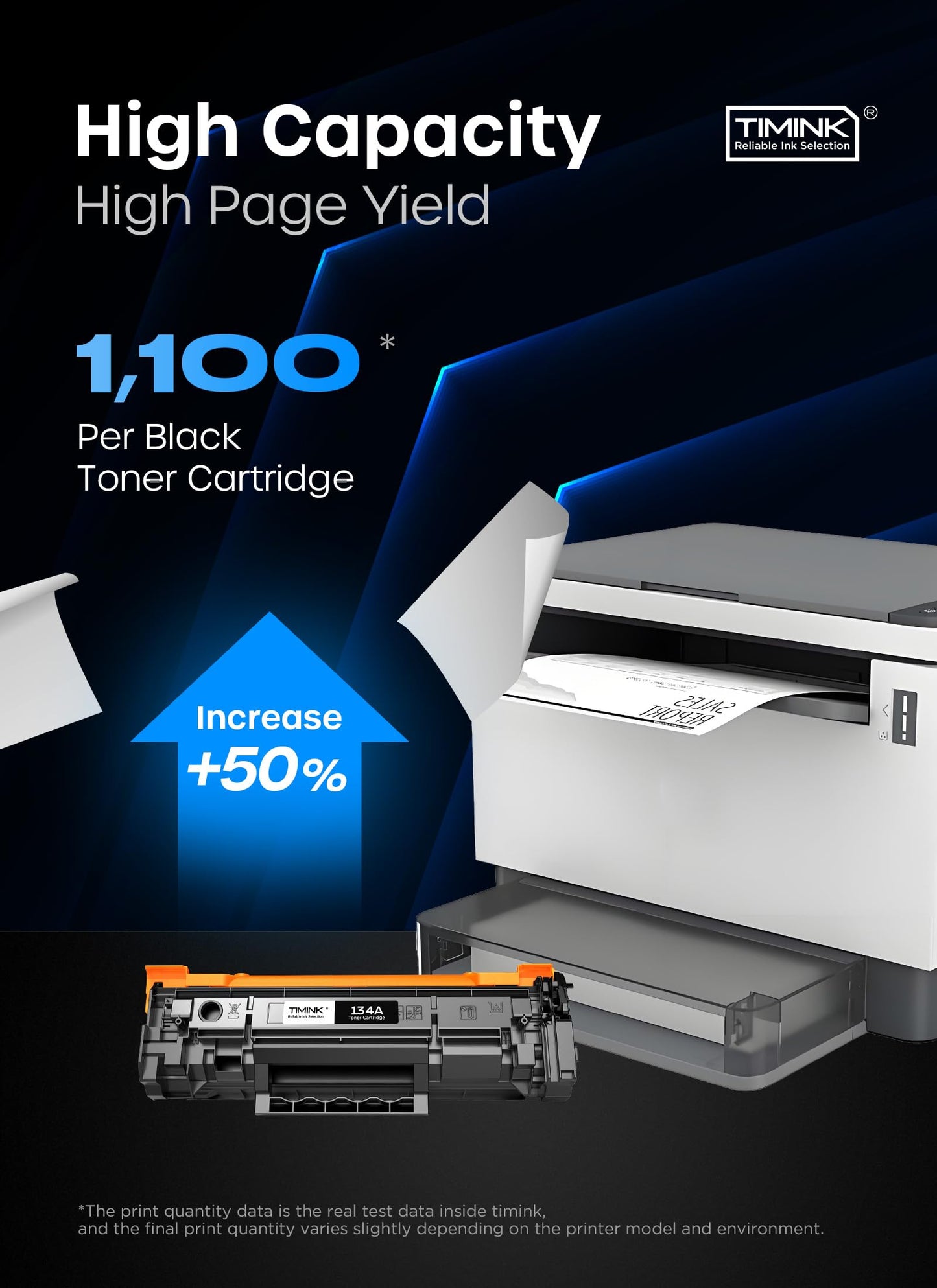 134A Black Toner Cartridges (with Chip) Replacement Compatible for HP 134A W1340A 134X W1340X Toner Cartridges Work with Laserjet M209dw MFP M234dw M234sdw M234sdn Printer (2 Black)
