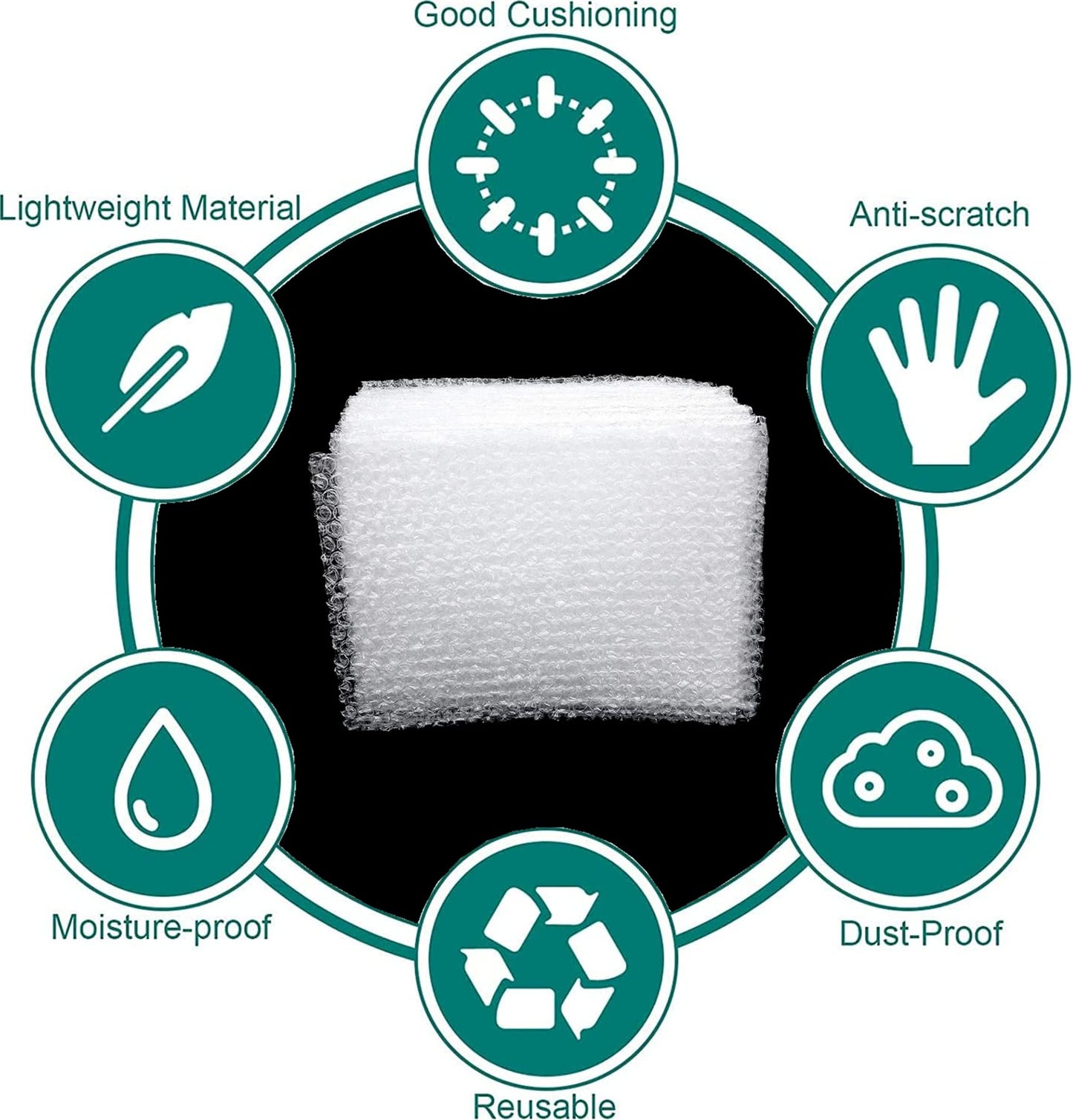 120 Pack Bubble Cushioning Bags, 5.9 x 7.9Inch Clear Protective Bubble Out Bags, Cushioning Pouches for Shipping, Moving, Storage, Mailing & Packaging