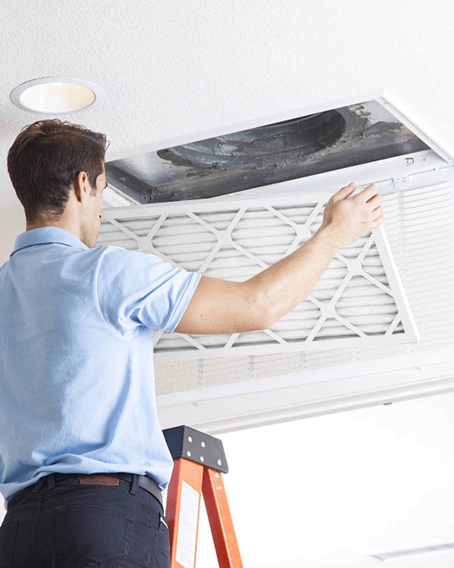 BOOGUAN Filters 20x25x1 MERV 13 Air Filters Pleated HVAC AC Furnace Filters (6-Pack)