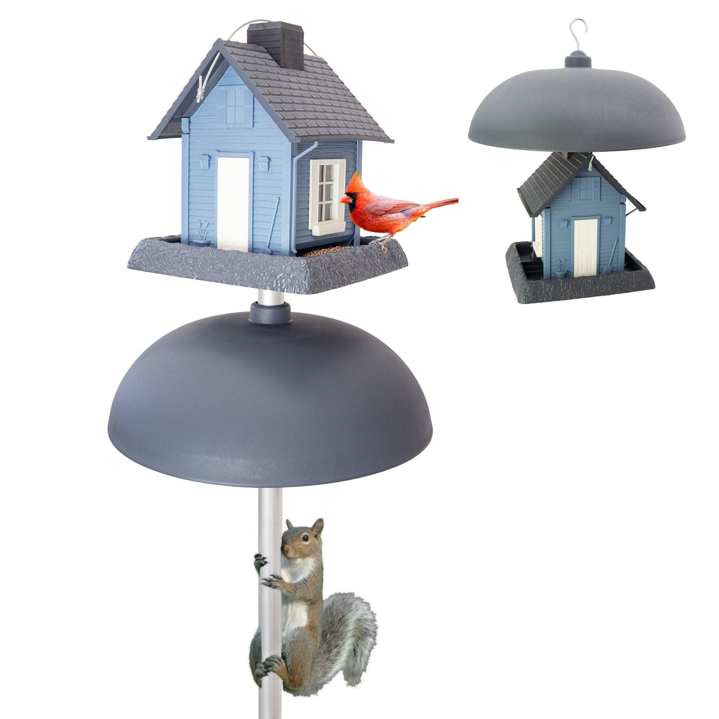 North States Mypet Two-Way Squirrel Baffle, Grey