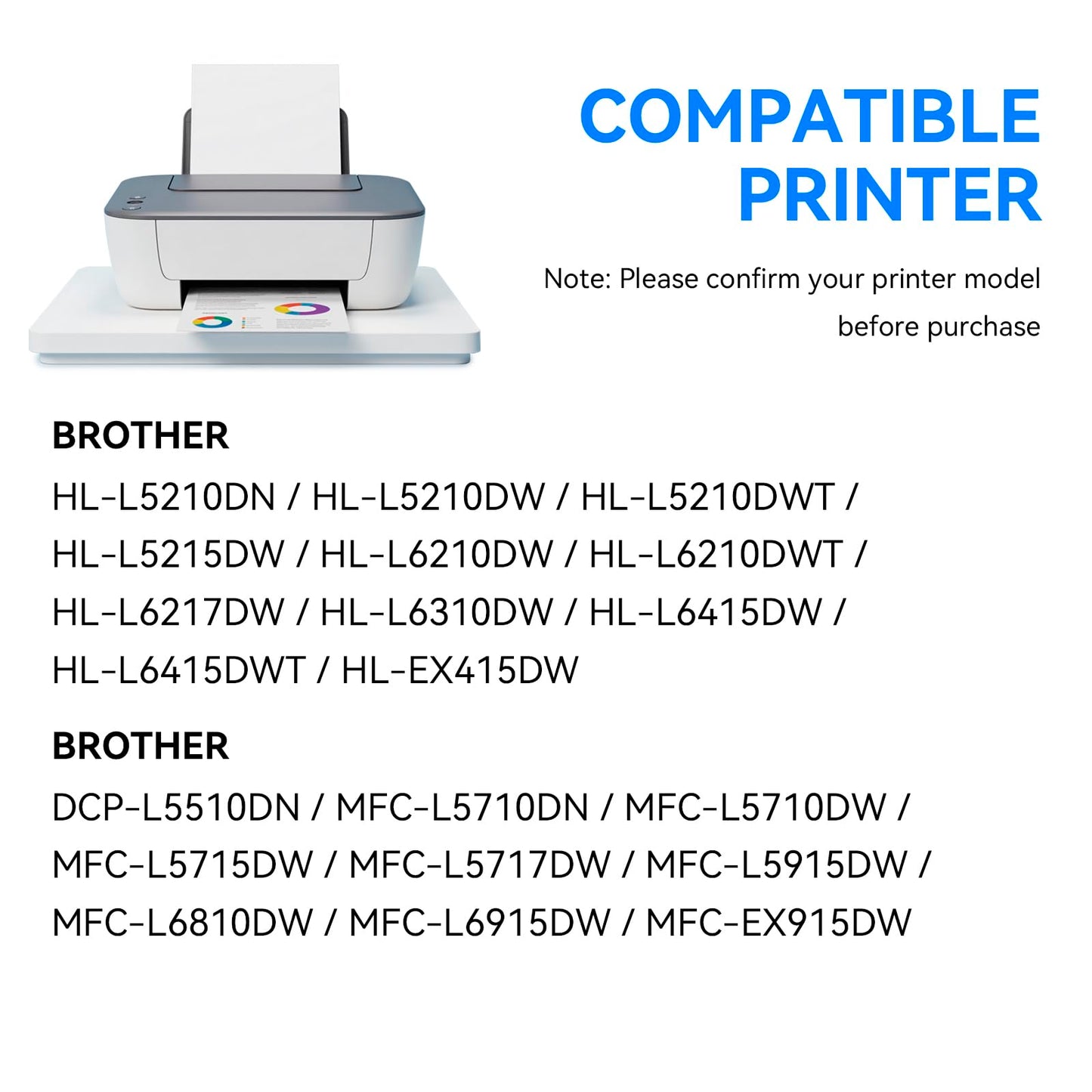 PRINPUSE TN920XXL Toner Cartridge Compatible for Brother TN920XXL TN920XL TN920 TN-920 11000 Pages for HL-L5210DN HL-L5210DW HL-L5210DWT HL-L5215DW HL-L6210DW HL-L6210DWT HL-L6310DW MFC-L6810DW