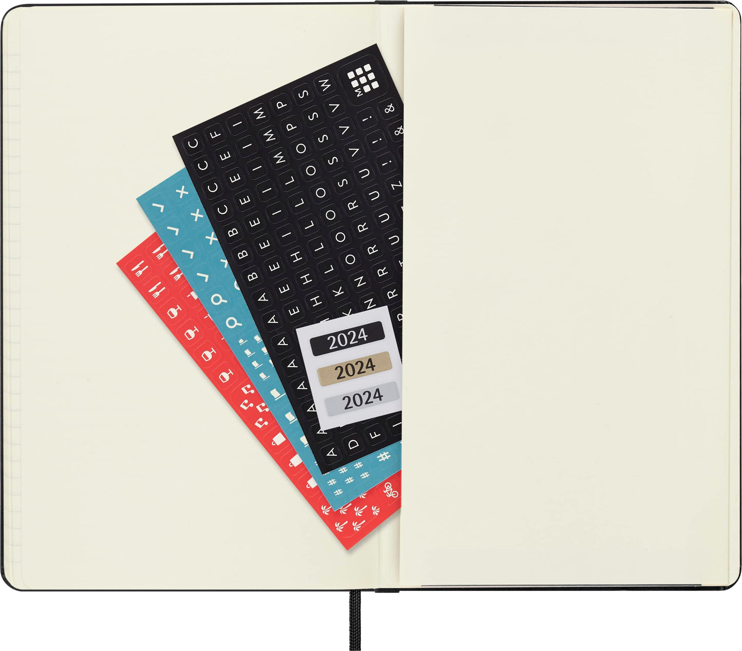 Moleskine Classic 18 Month 2023-2024 Daily Planner, Hard Cover, Large (5" x 8.25"), Black