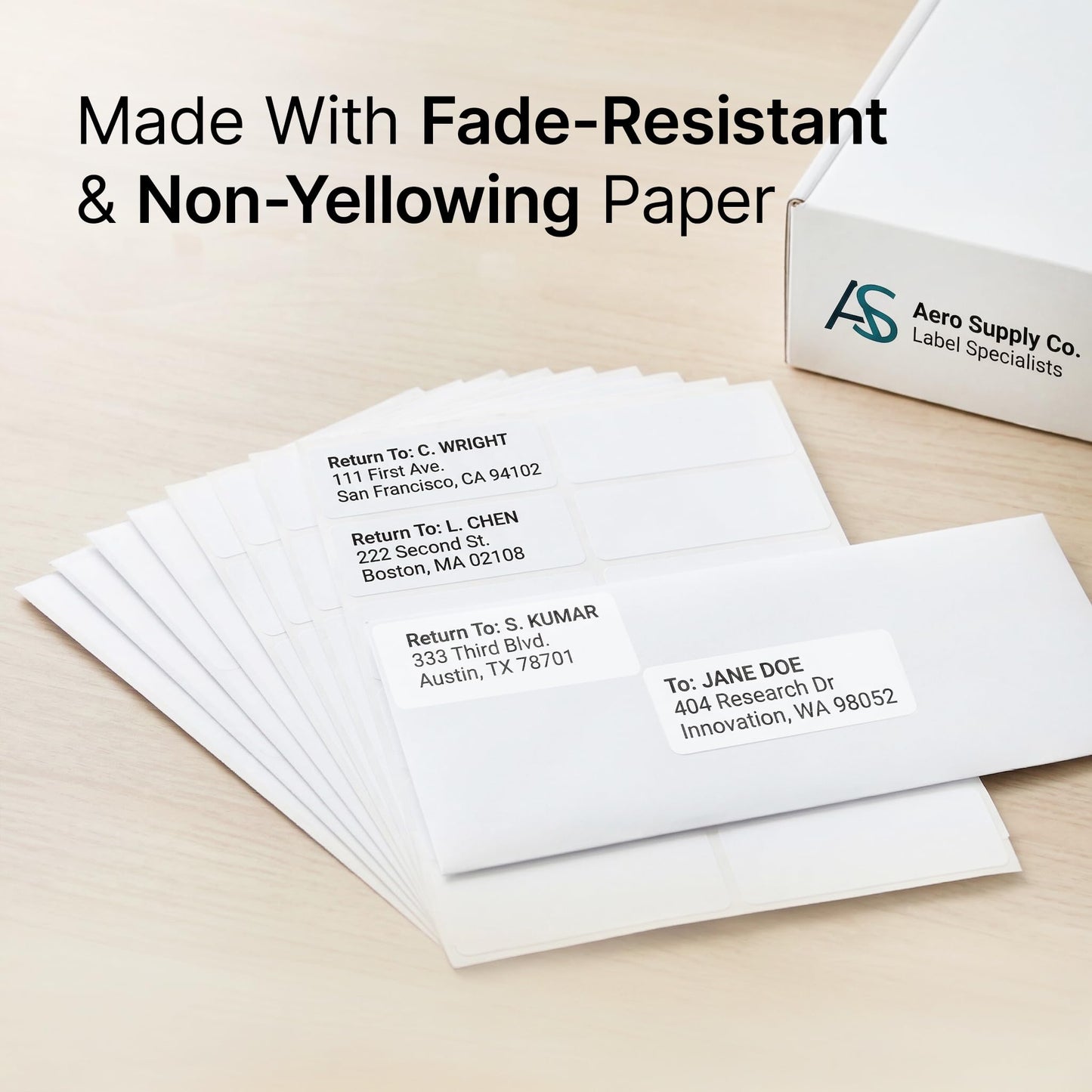 4" X 1 1/3" Matte White Printable Labels Compatible with Inkjet and Laser Printers - 250 Sheets, 3500 Total Paper Stickers for Addresses, Mailing, and Barcodes - Spartan Industrial Template R018