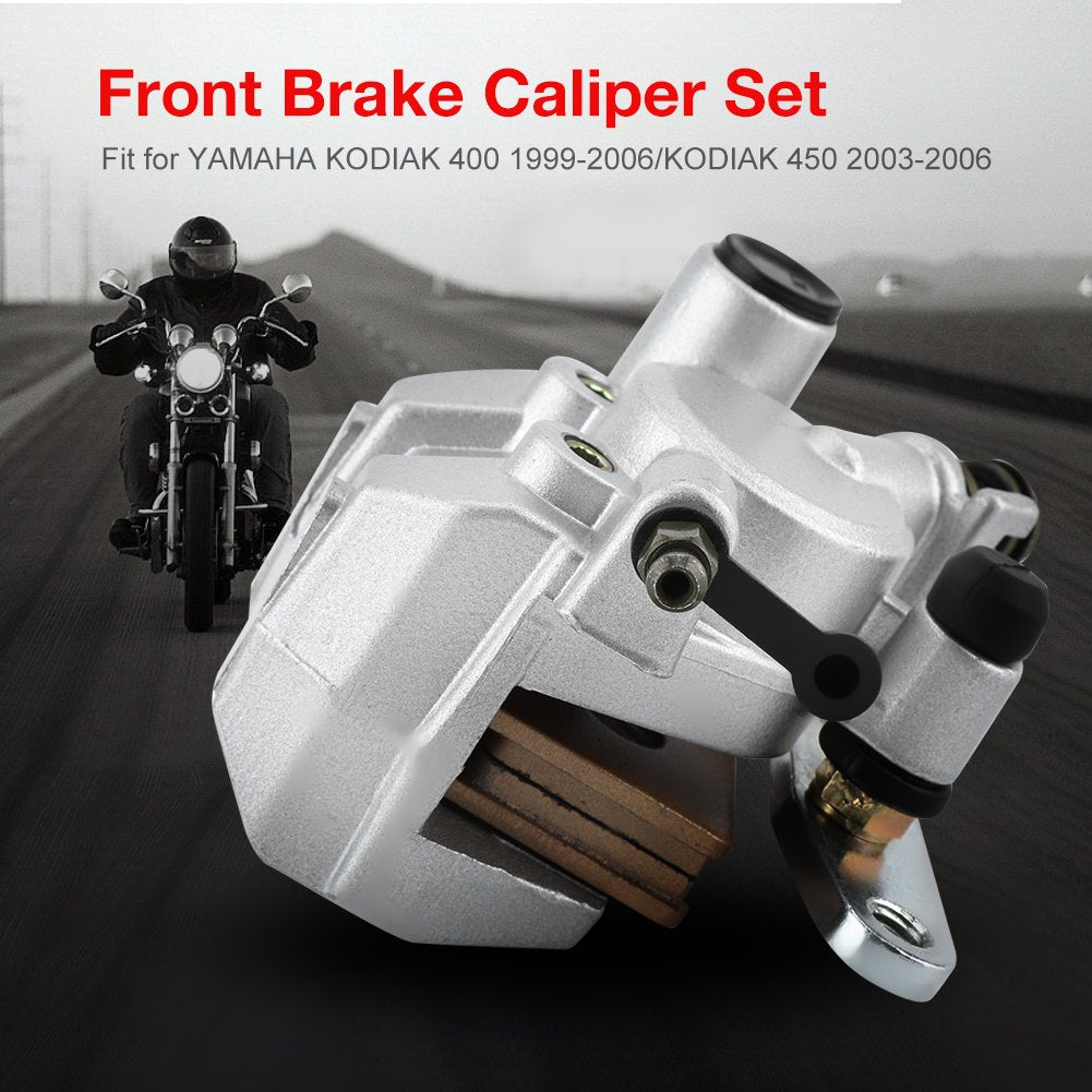 KIMISS 2Pcs Front Brake Caliper Set for YAMAHA KODIAK 400 1999-2006 KODIAK 450 2003-2006