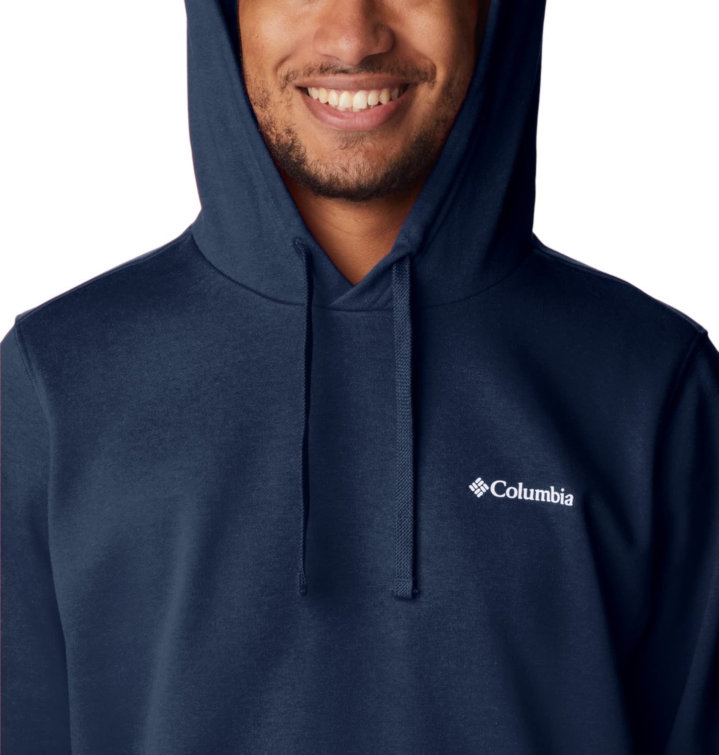 Columbia Men's Trek Hoodie, Collegiate Navy/CSC Sleeve Logo, Large