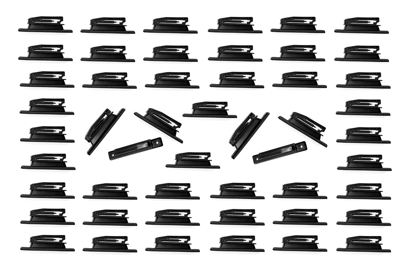 RiteFENCE Electric Fence Wood Post Polytape Insulator Nail on PolyTape Insulators for High Tensile PK50 in Black