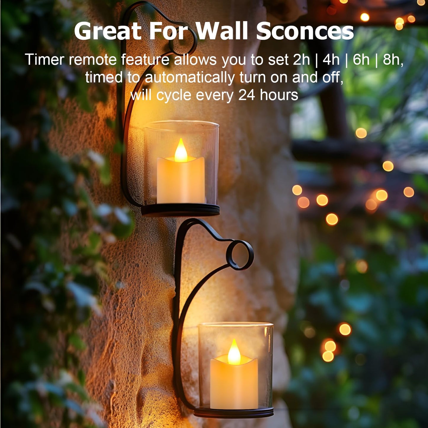 PChero Rechargeable Flameless Candles Flickering with Remote Timer & Charging Base, 6 pcs USB Battery Operated LED Tea Lights Small Votive Candles for Weddings Lantern Christmas Home Room Decor
