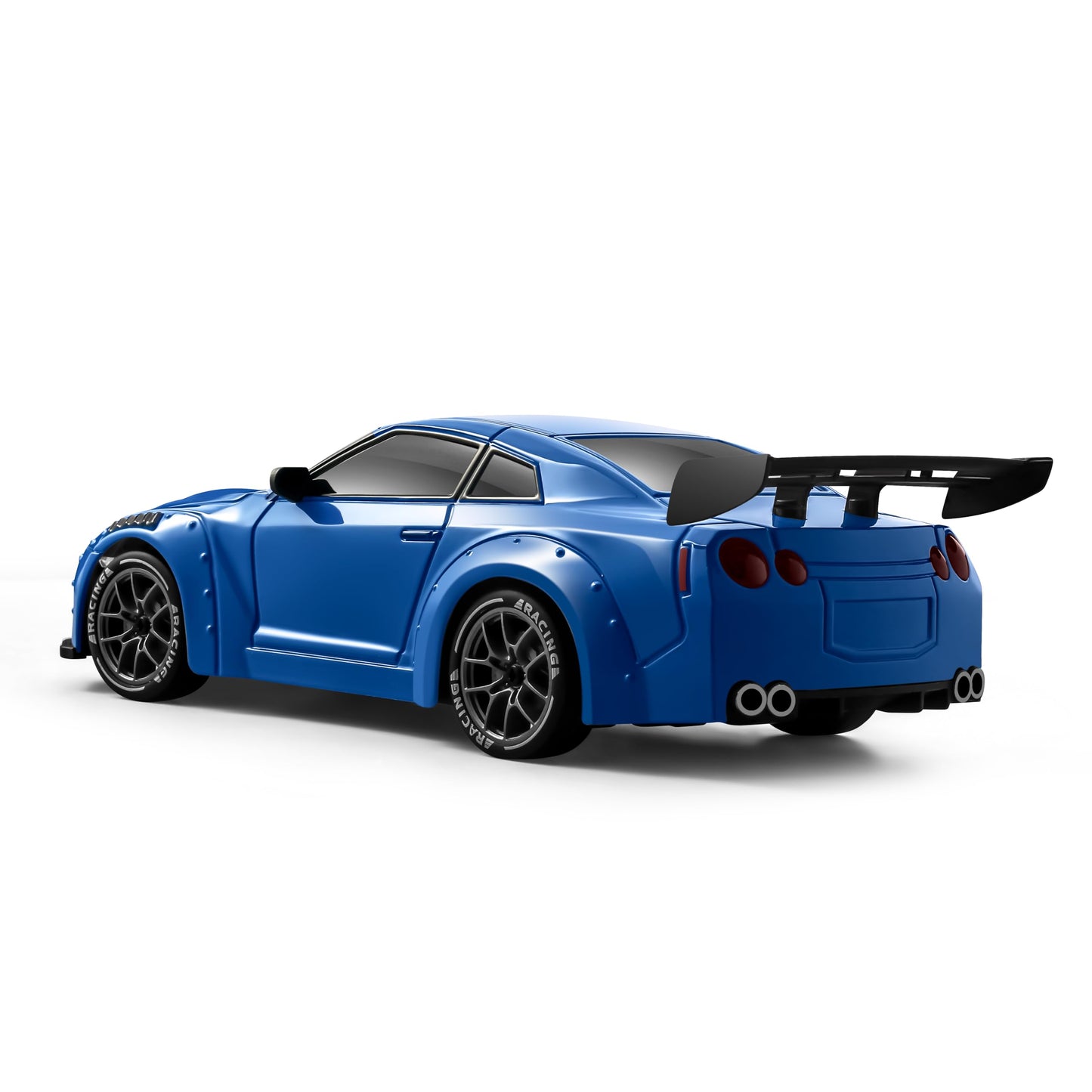 ACAMMZAR RC Drift Car, 1:24 Remote Control Car for Kids, 20KM/H 4WD High Speed RC Cars with Lights, Extra Racing Tires, Vehicle for Adults Boys Girls, Dark Blue