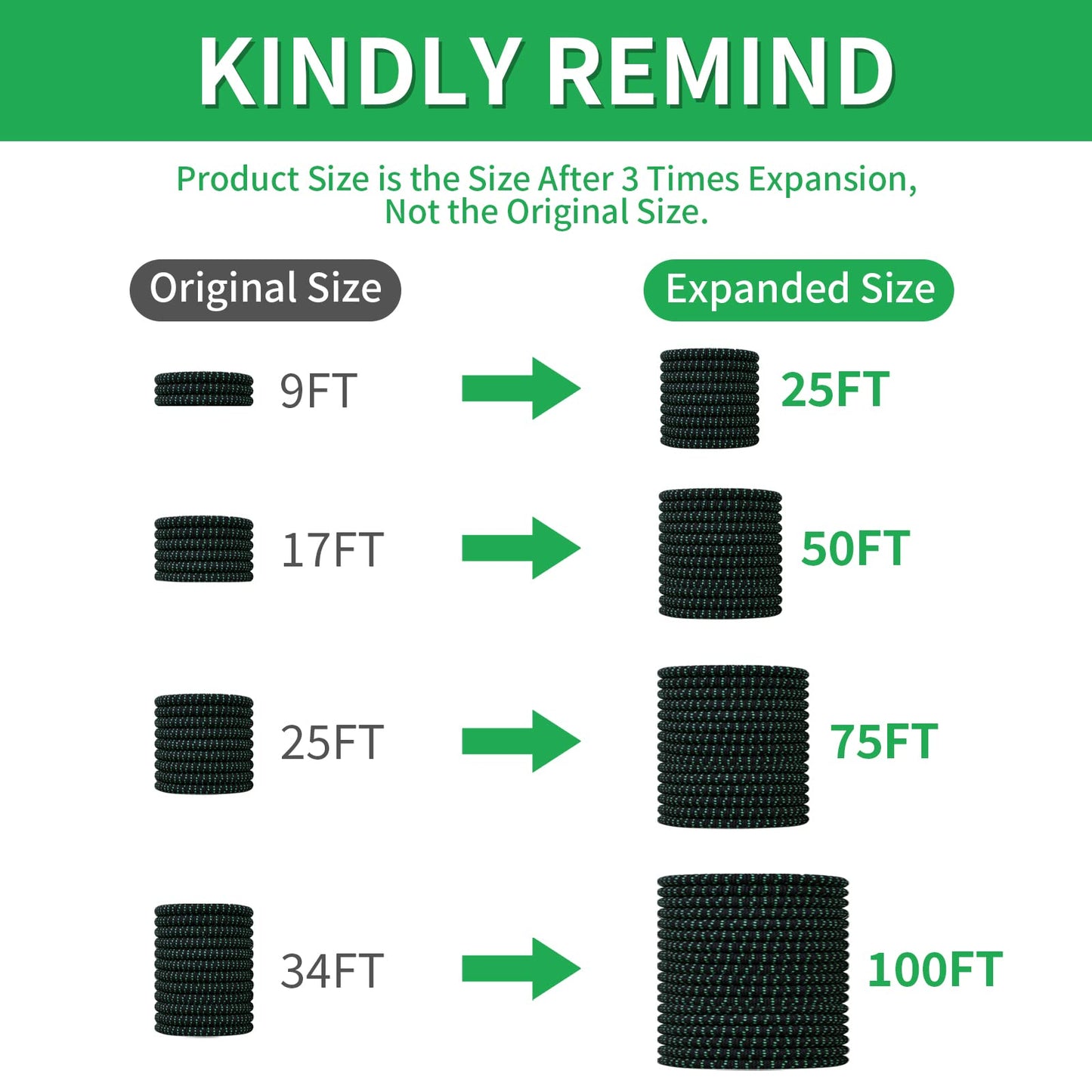 360Gadget Expandable and Flexible Garden Hose 75 ft Water Hose with 3/4" Brass Fittings and 8 Function Sprayer Nozzle, Retractable, Kink Free, Collapsible, Lightweight Hose for Outdoors