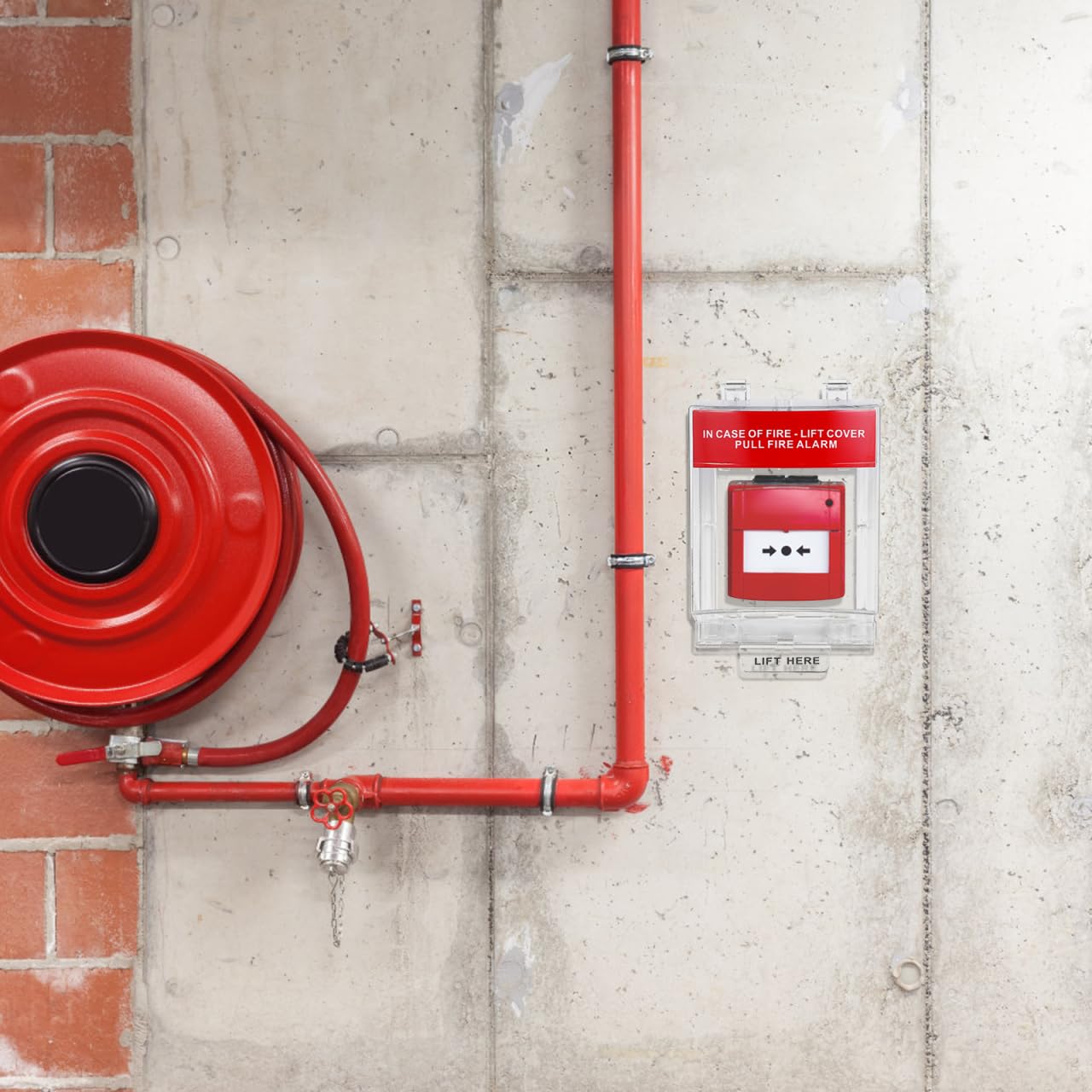 Homoyoyo Fire Alarm Cover Switch Protective Fire Alarm Pull Station Covers Pull Station Safety Switch Plastic Transparent for Fireproof Guard Easy Installation Dustproof and Waterproof for Home Use