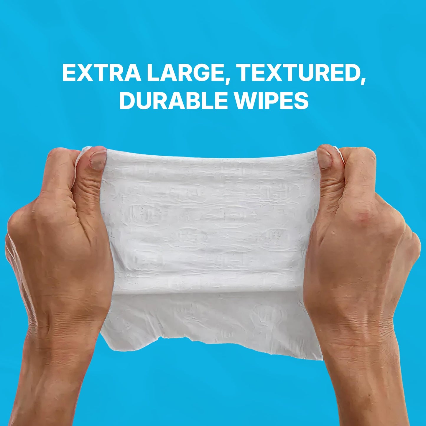 WaterWipes Adult Care Sensitive Body & Intimate Hygiene Wipes, 360 Wipes (12 Packs), Extra Large Textured, 99.9% Water-Based, For Everyday Personal Uses