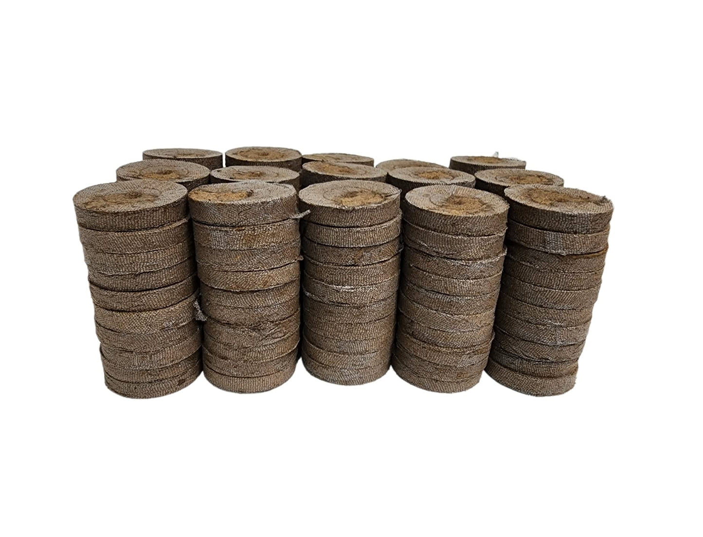 M.M BASICS 150 Count- Jiffy Peat Pellets 150 Count - Peat Pellets 42mm. for Seeds Starting and Clone cuttings. (150-pak)