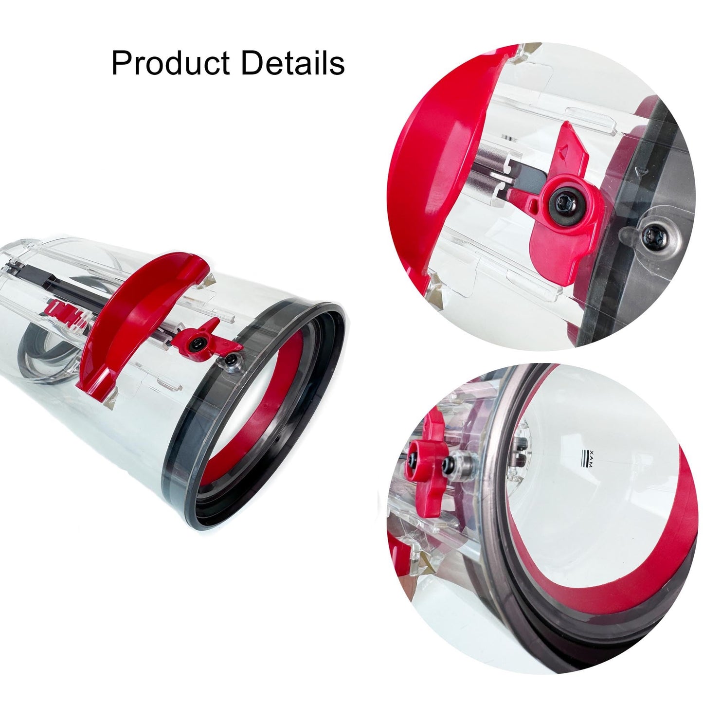 Youguobeier Dust Bin Compatiable with V10 SV12 Vacuum Cleaner, 5.79 Inch, With a Filter, Part No. 969509-01 (5.79 Inch)